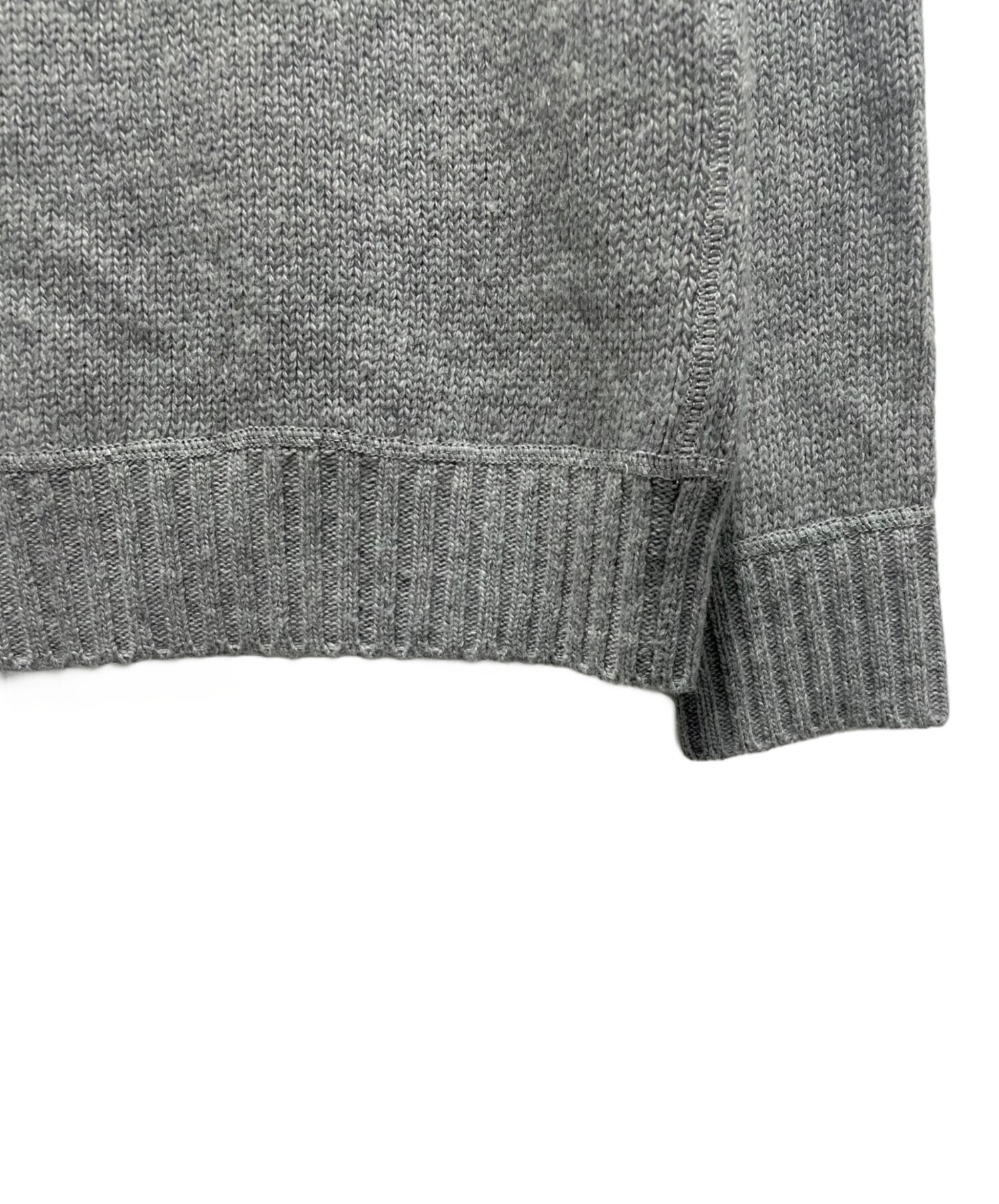 中古・古着通販】PRADA (プラダ) カシミヤロゴニット グレー サイズ:38