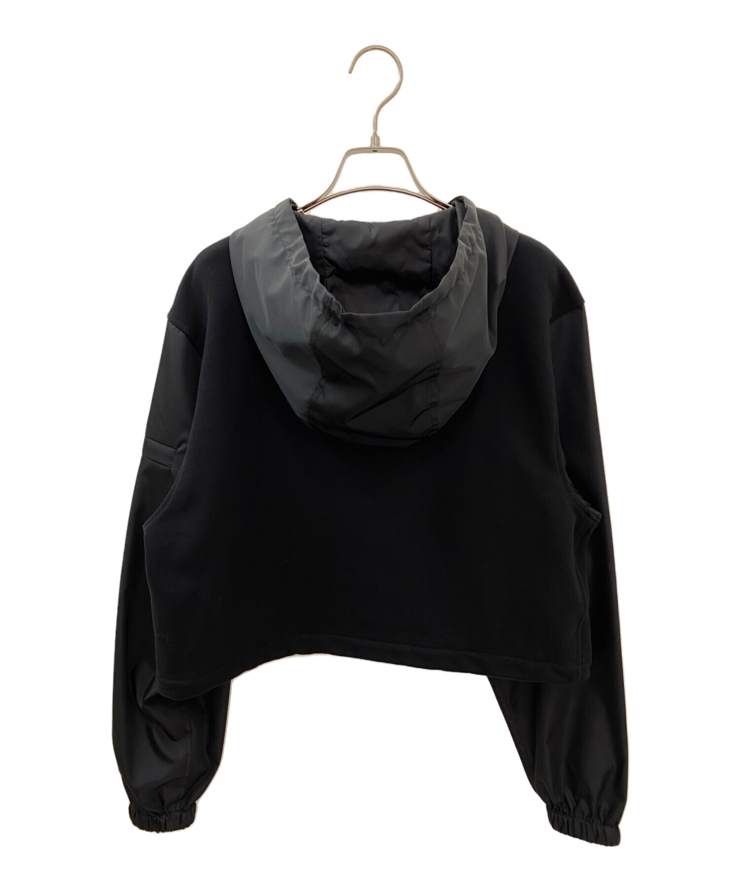 中古・古着通販】PRADA (プラダ) Re-Nylon切替パーカー ブラック