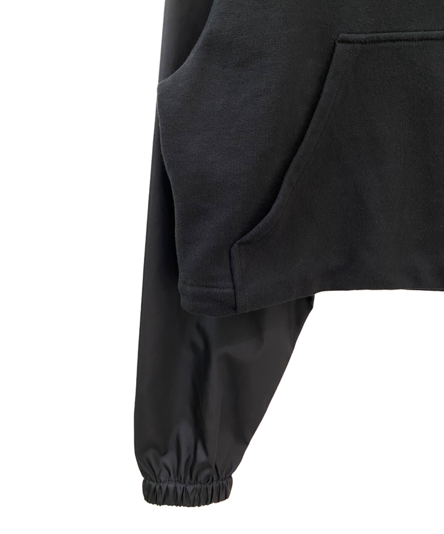 中古・古着通販】PRADA (プラダ) Re-Nylon切替パーカー ブラック