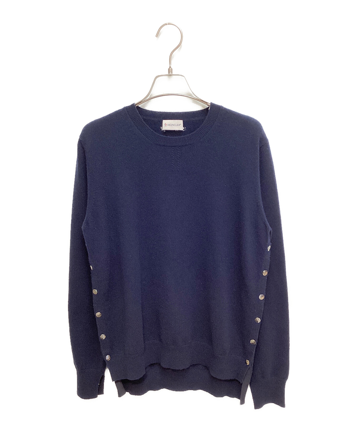 中古・古着通販】MONCLER (モンクレール) サイドスナップカシミヤ