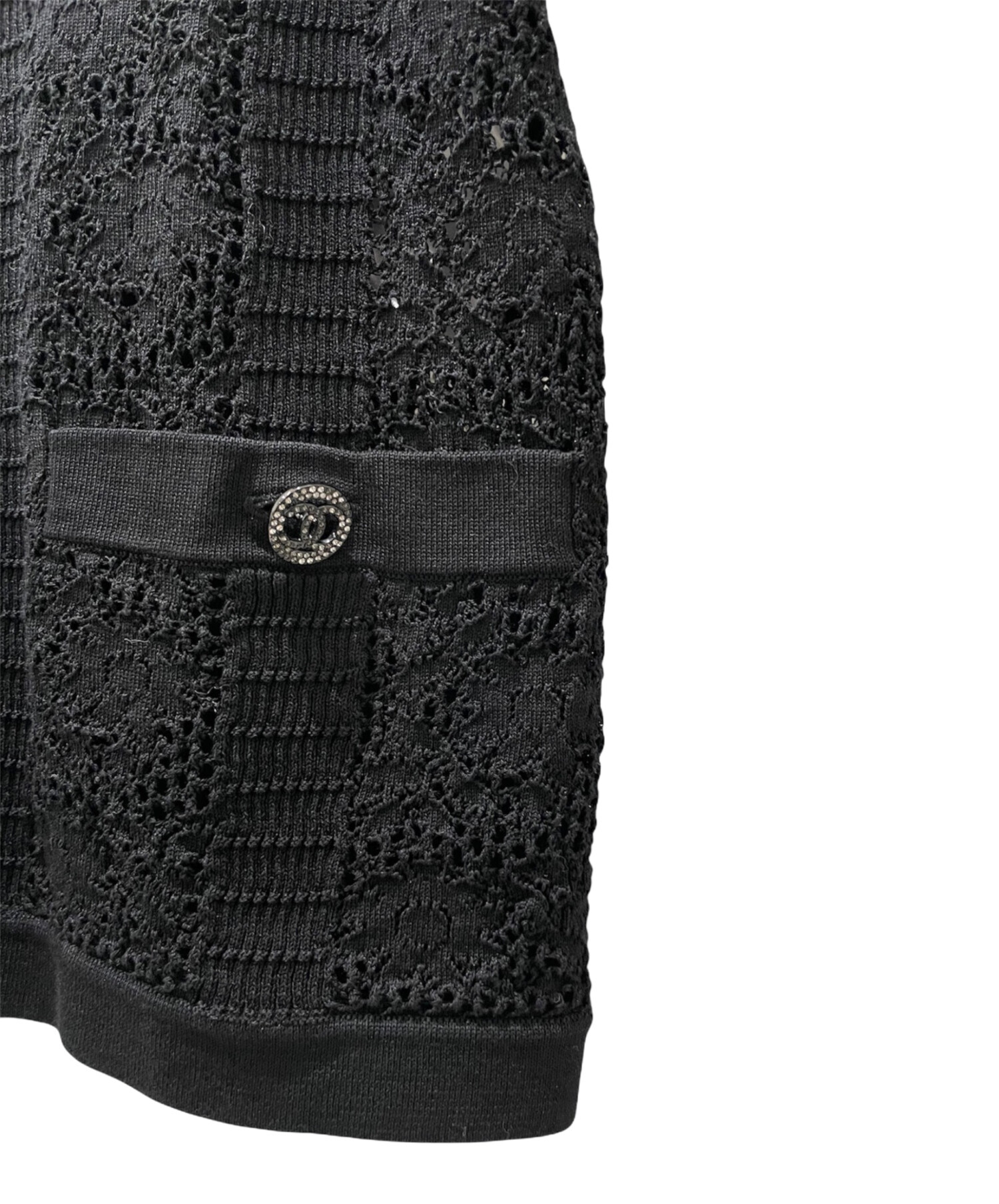 中古・古着通販】CHANEL (シャネル) 20SS ココボタンレースニット
