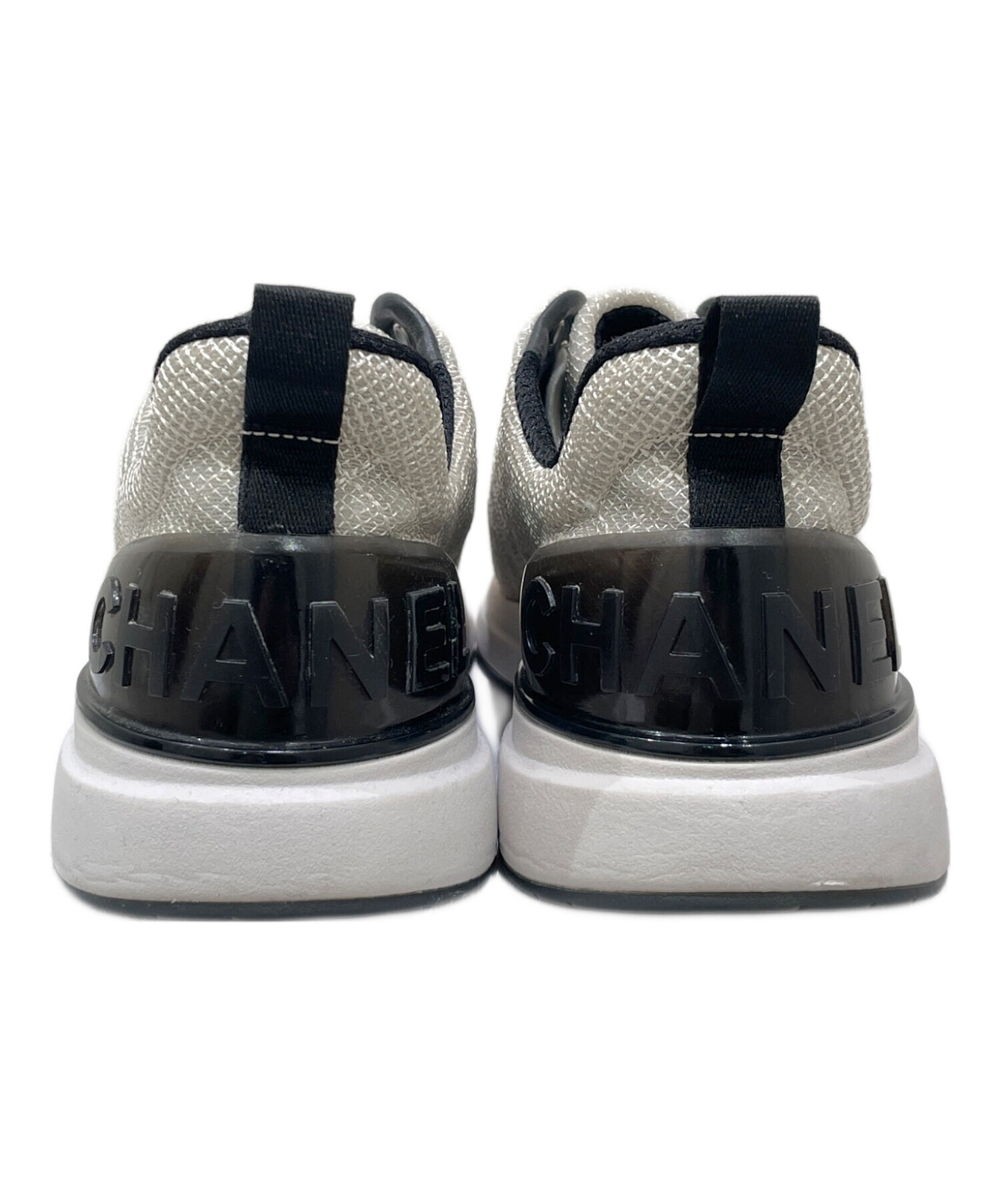 中古・古着通販】CHANEL (シャネル) ココマークスニーカー ベージュ