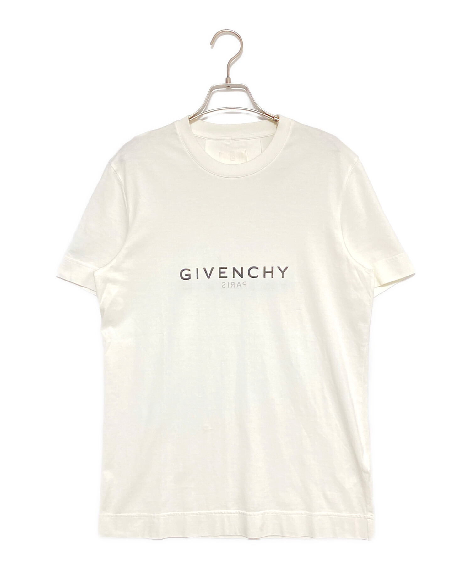中古・古着通販】GIVENCHY (ジバンシィ) ロゴTシャツ ホワイト サイズ