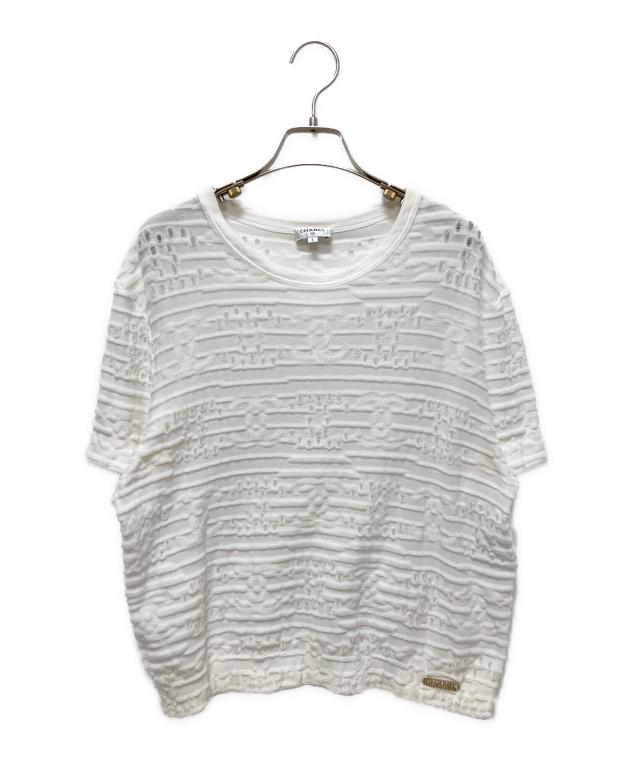 中古・古着通販】CHANEL (シャネル) ココマークレースカットソー 