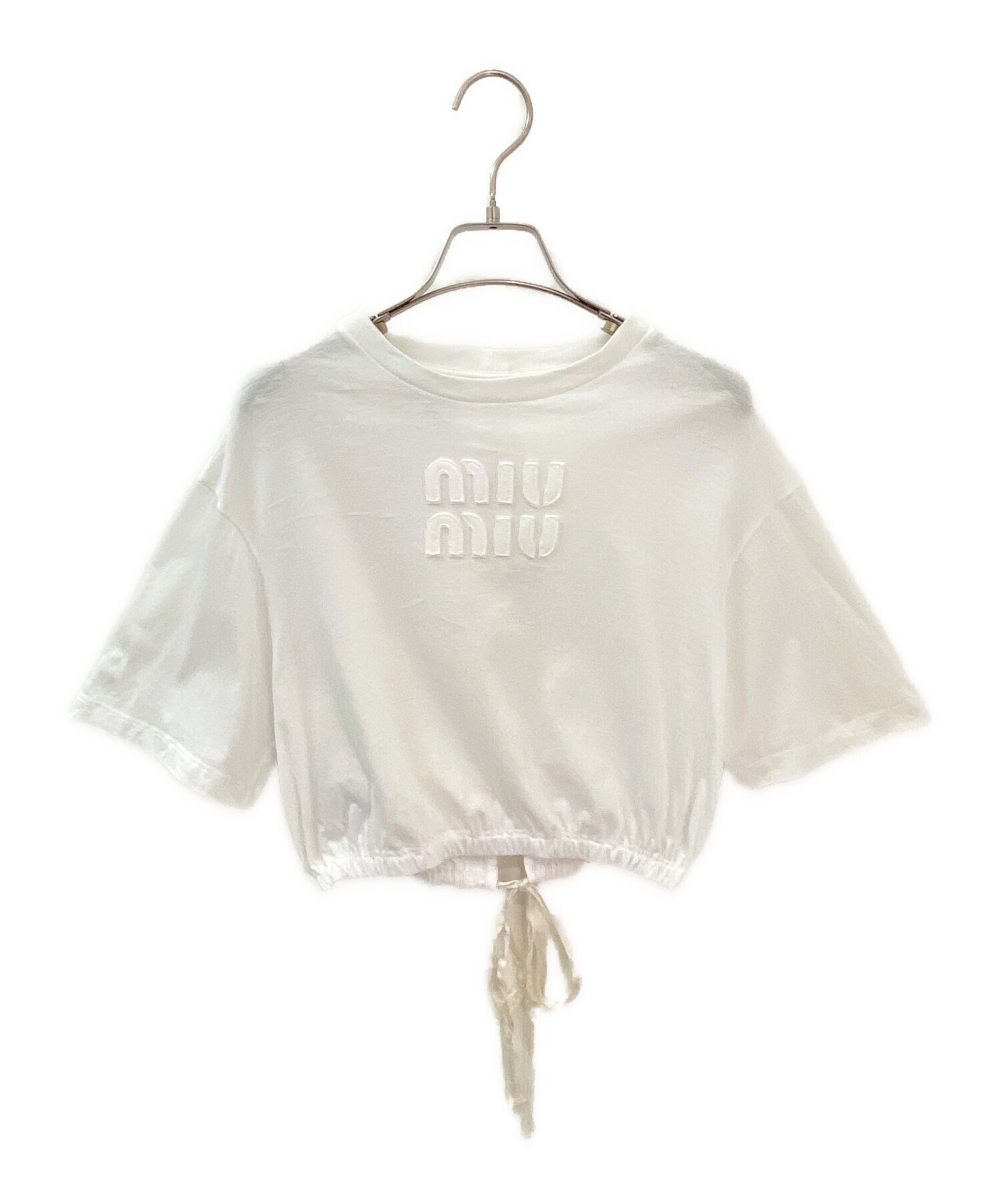 中古・古着通販】MIU MIU (ミュウミュウ) エンブロイダリーコットン