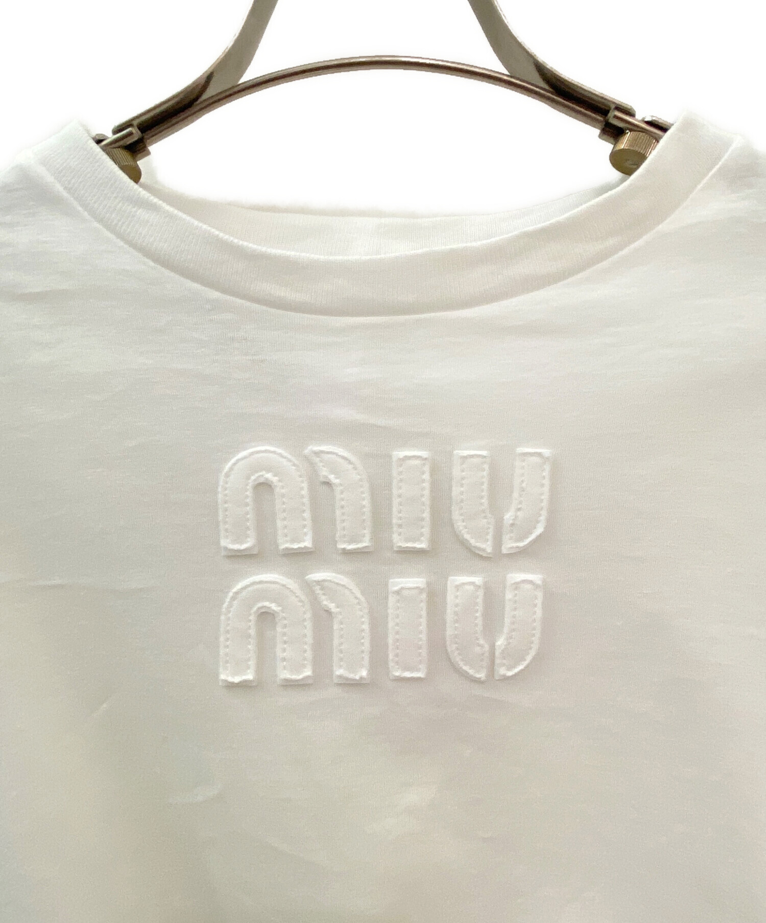 中古・古着通販】MIU MIU (ミュウミュウ) エンブロイダリーコットン