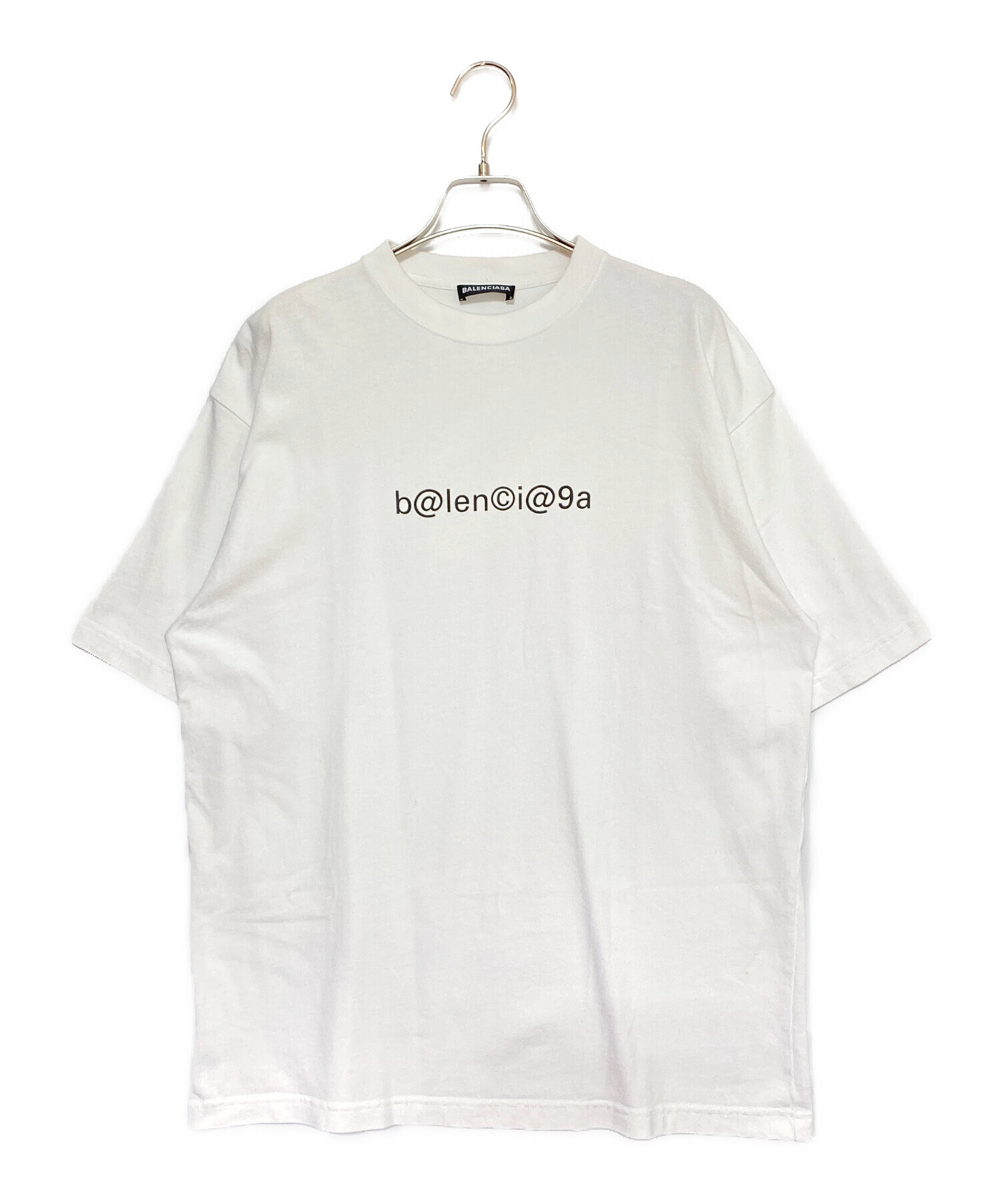 中古・古着通販】BALENCIAGA (バレンシアガ) ロゴTシャツ ホワイト 