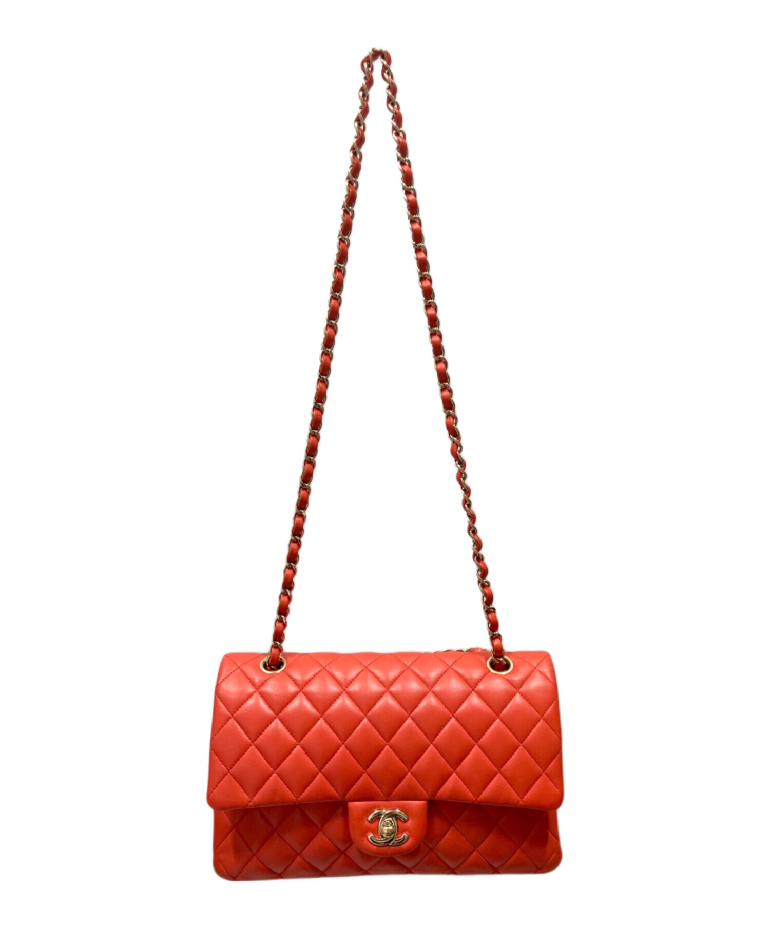 CHANELシャネルマトラッセ25 Wチェーンショルダーバッグお値下げ中！ 中古・古着通販】CHANEL (シャネル) マトラッセ25/チェーンショルダー