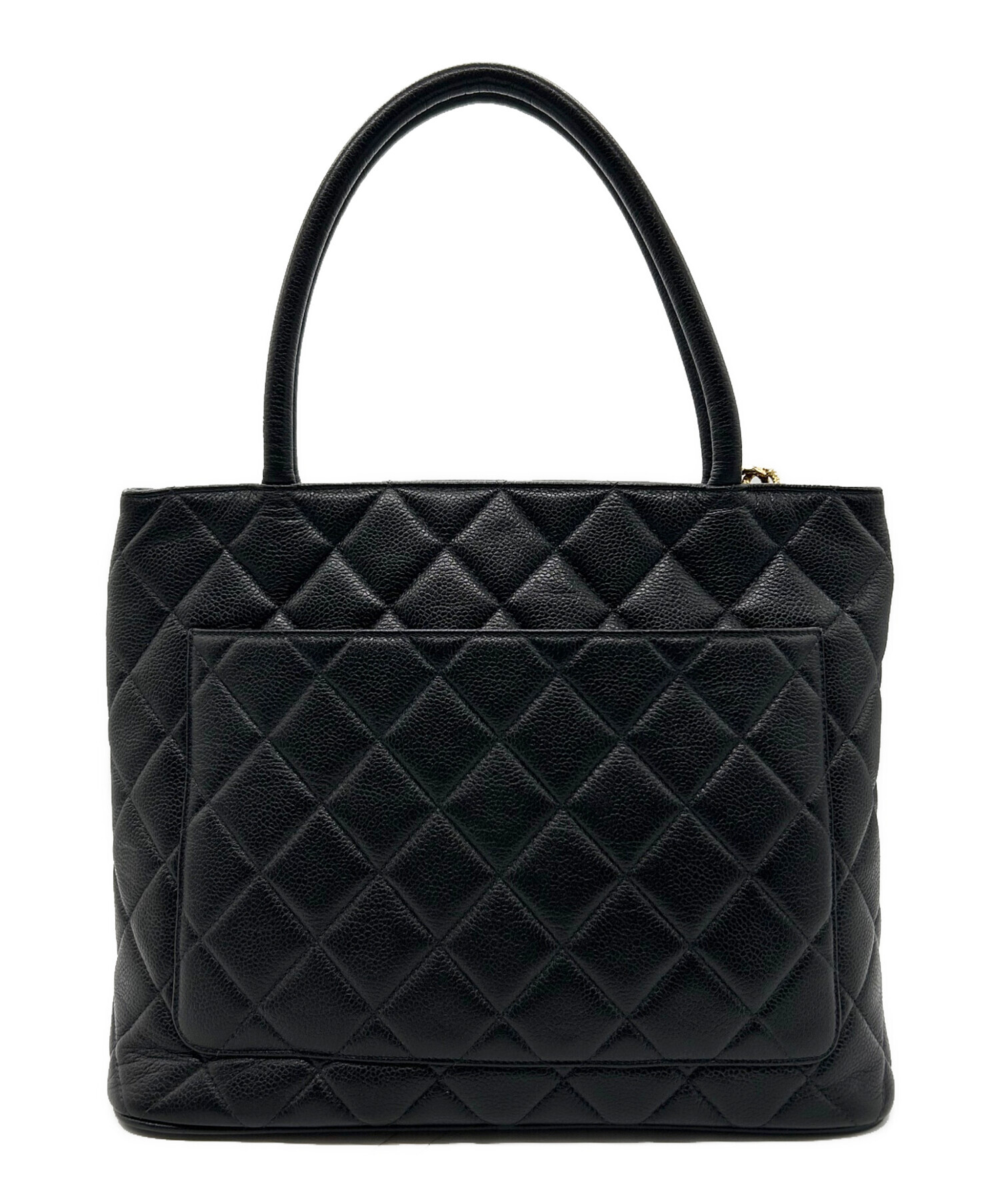 中古・古着通販】CHANEL (シャネル) 復刻トートバッグ ブラック 