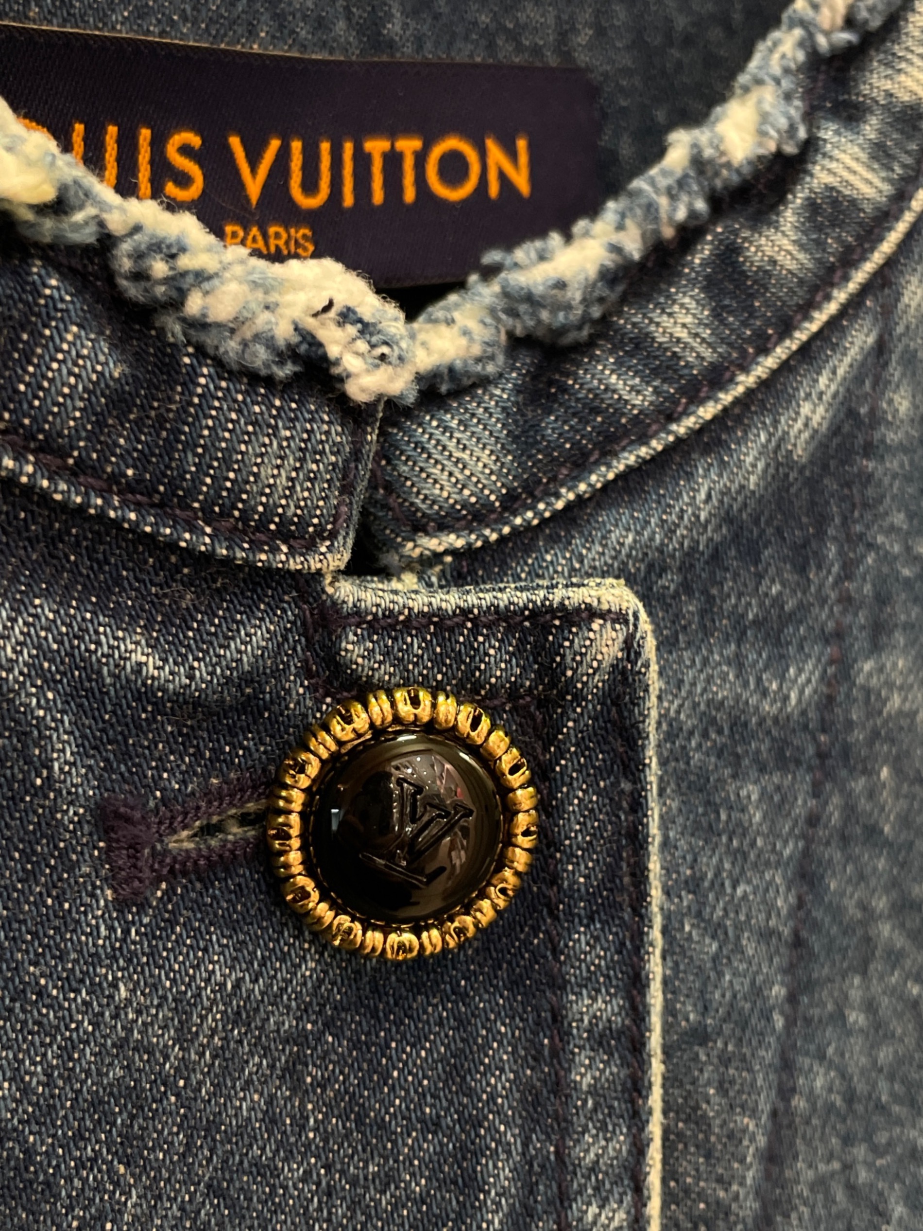 中古・古着通販】LOUIS VUITTON (ルイ ヴィトン) ノーカラー デニム