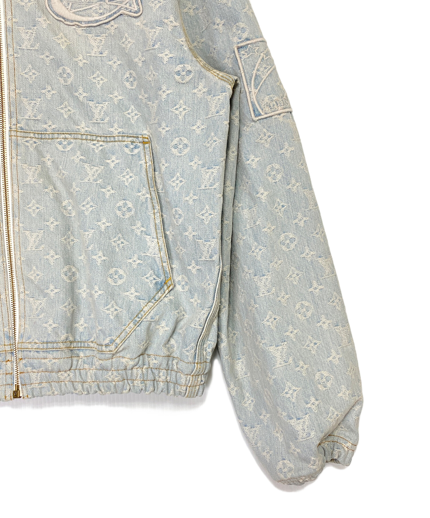 ルイヴィトン エンボスデニムジップパーカー サイズ46 ルイヴィトン エンボスデニムジップパーカー サイズ46 - メルカリ