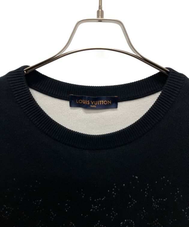 ルイ・ヴィトン ブラック グラデーション ニット 中古・古着通販】LOUIS VUITTON (ルイ ヴィトン) モノグラム