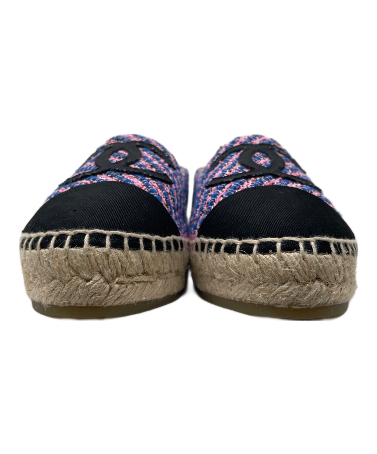 中古・古着通販】CHANEL (シャネル) ココマークエスパドリーユ ピンク