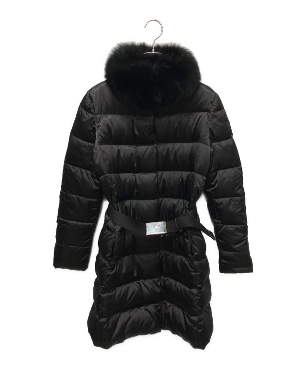 プラダ　ダウンコート　PRADA 36サイズ　黒 中古・古着通販】PRADA (プラダ) ダウンコート ブラック サイズ