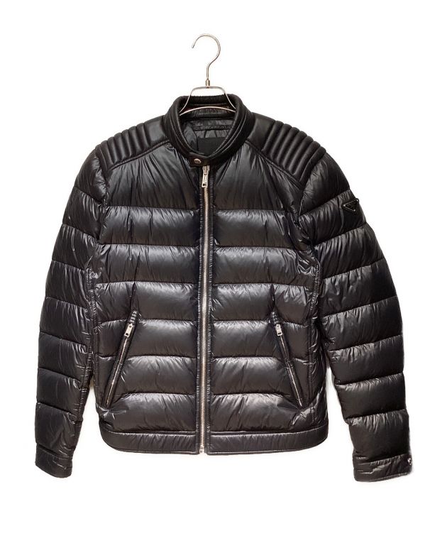 未使用  ダウンジャケット 中古・古着通販】PRADA (プラダ) Biker's Down Jacket（バイカーズ