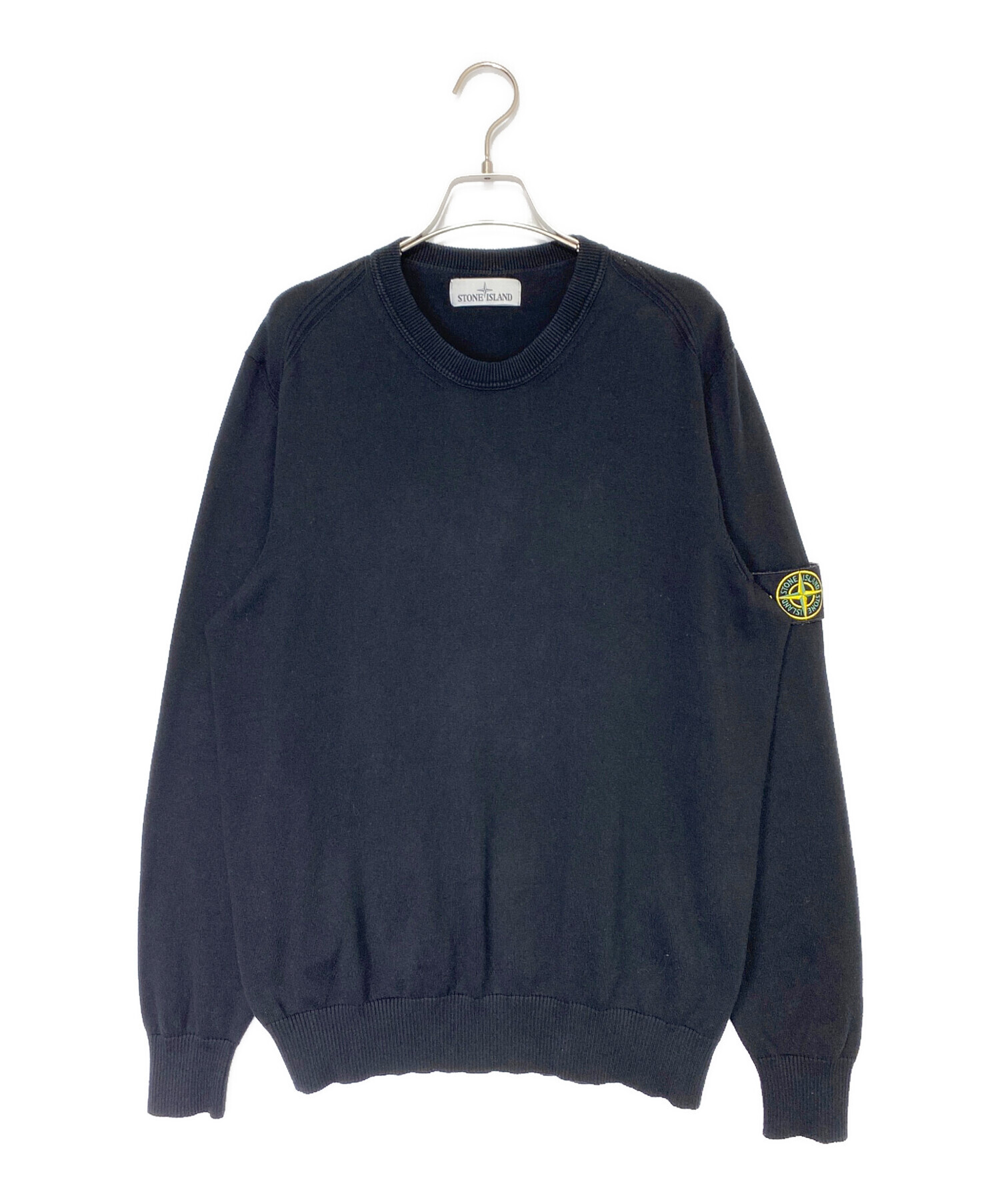 中古・古着通販】STONE ISLAND (ストーンアイランド) ニット ブラック 