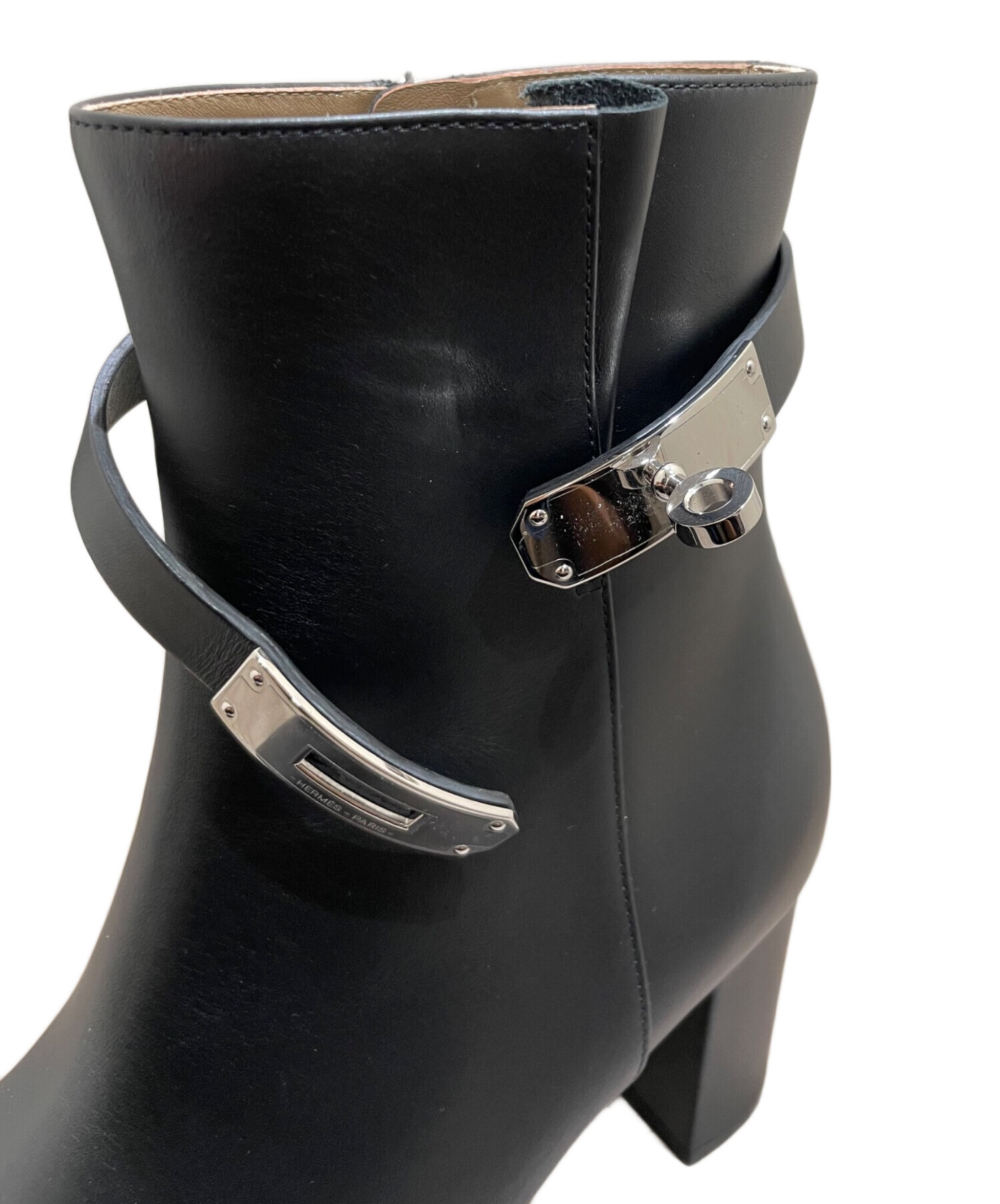 エルメスHERMES ブーツ サンジェルマン サイズ35½ 中古・古着通販】HERMES (エルメス) サンジェルマンブーツ ブラック