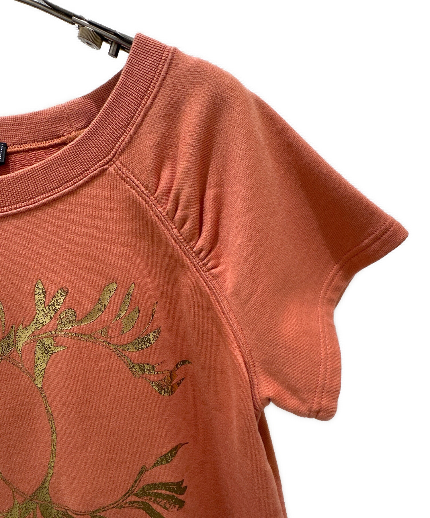 CHANEL シャネル ヴィンテージ ロゴ刺繍カットソー 半袖Tシャツ 茶色 中古・古着通販】CHANEL (シャネル) ココマークロゴ半袖スウェット