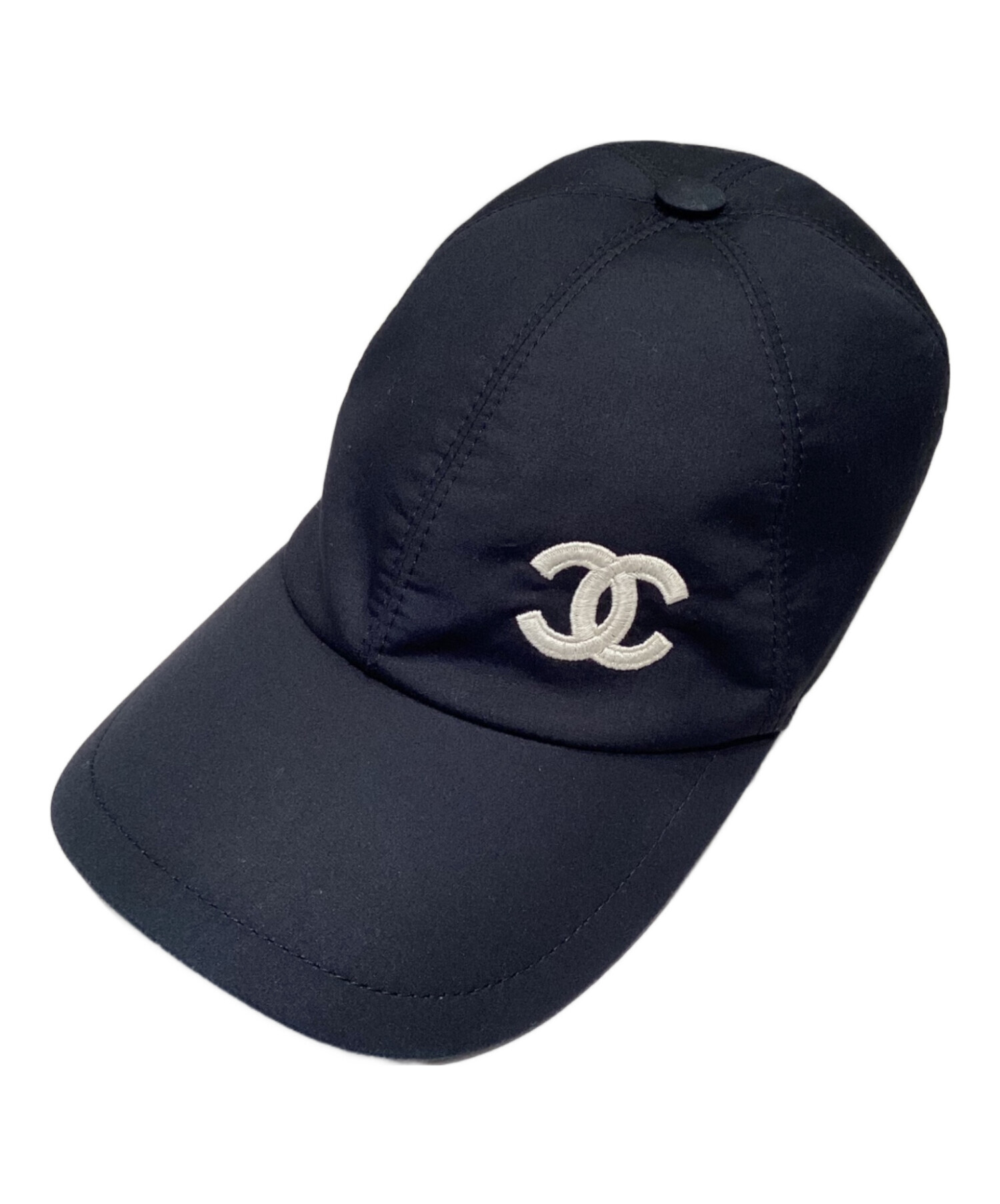 【新品未使用】CHANEL シャネル ブラック ベースボールキャップ ノベルティ 中古・古着通販】CHANEL (シャネル) CC ベースボールキャップ ブラック