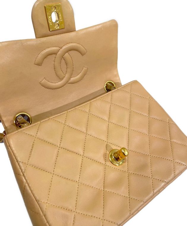 中古・古着通販】CHANEL (シャネル) ミニ マトラッセ ベージュ