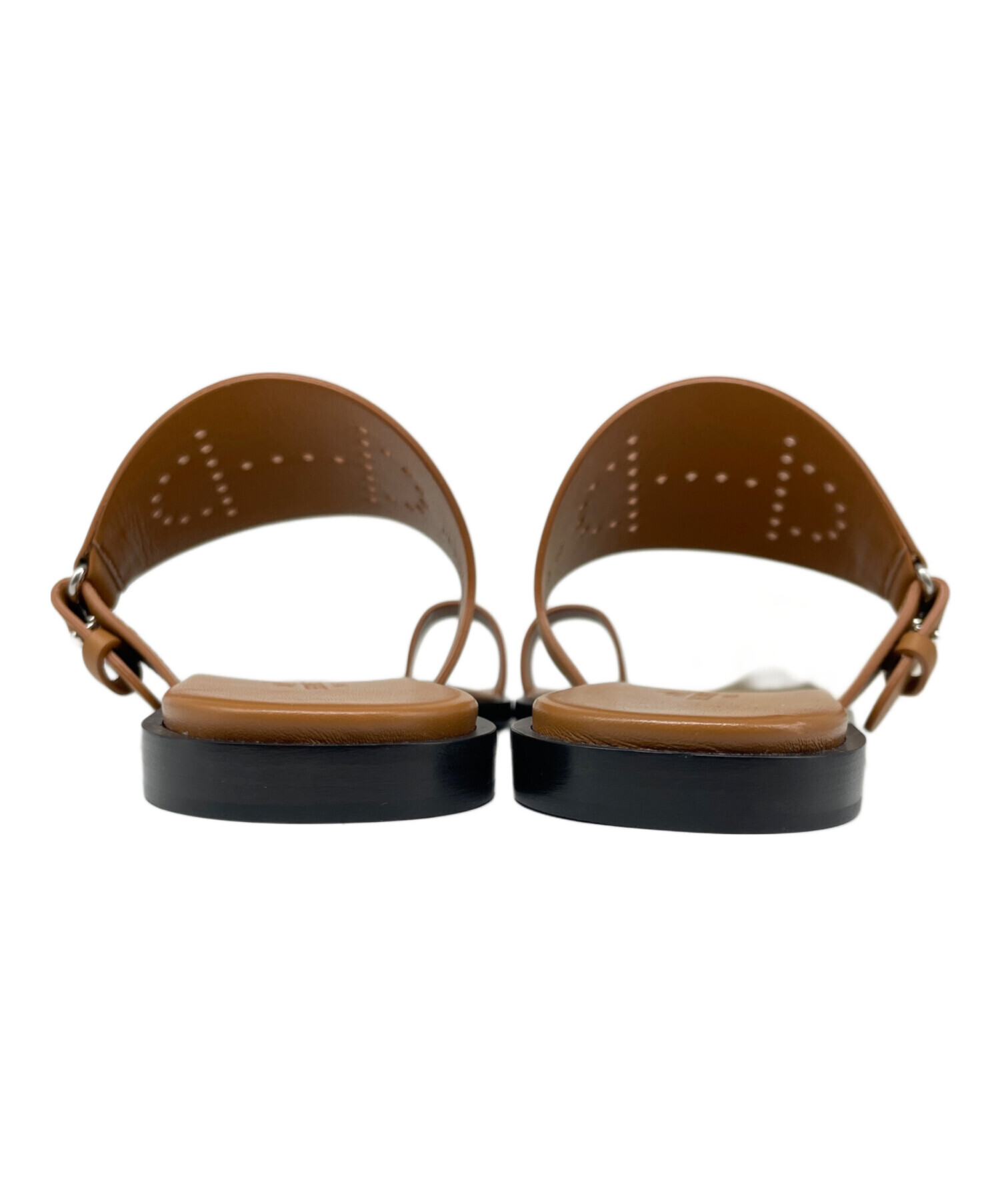 中古・古着通販】HERMES (エルメス) サンダル 《ヘラ》 ブラウン
