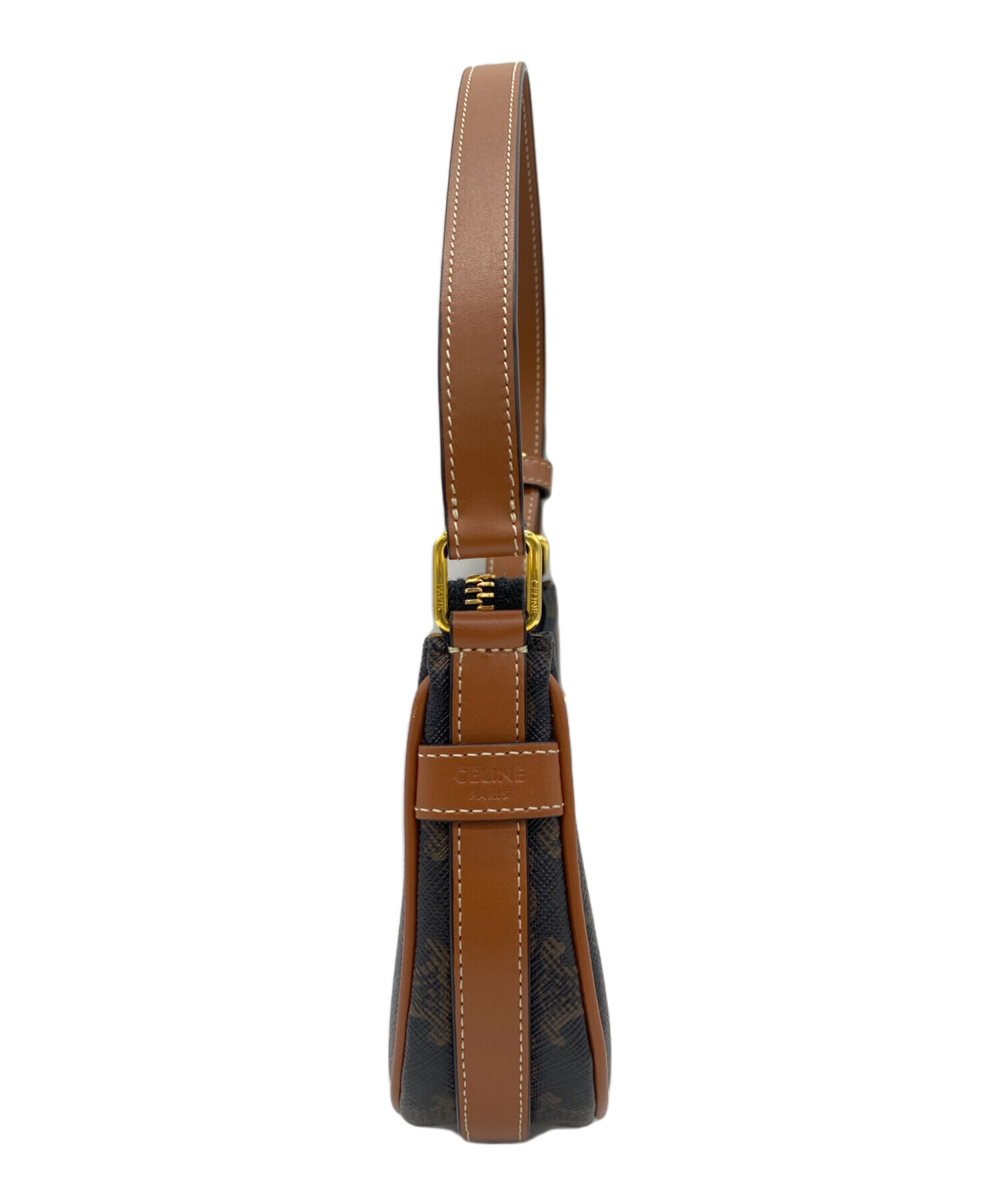 中古・古着通販】CELINE (セリーヌ) ワンショルダーバッグ ブラウン