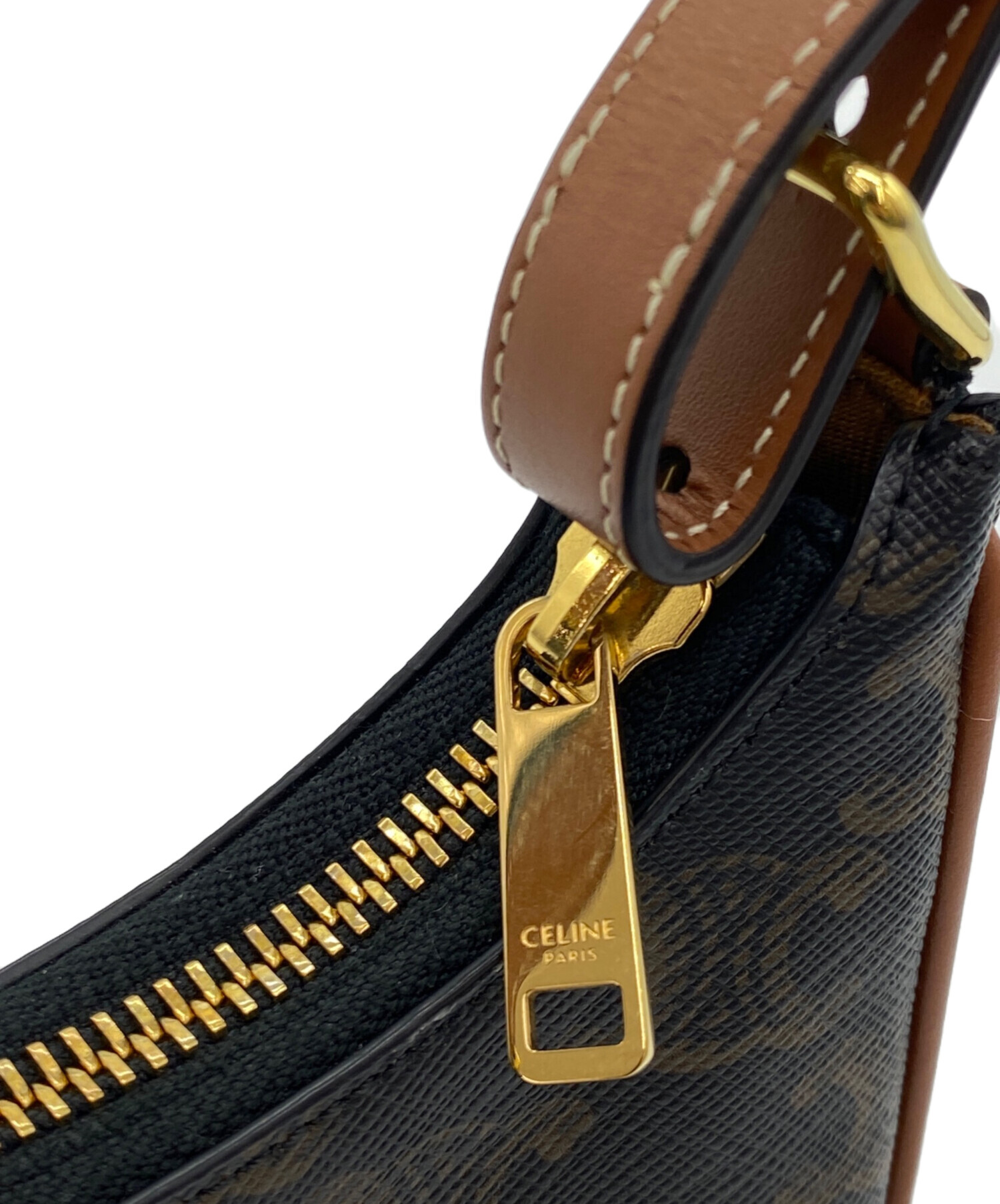 中古・古着通販】CELINE (セリーヌ) ワンショルダーバッグ ブラウン