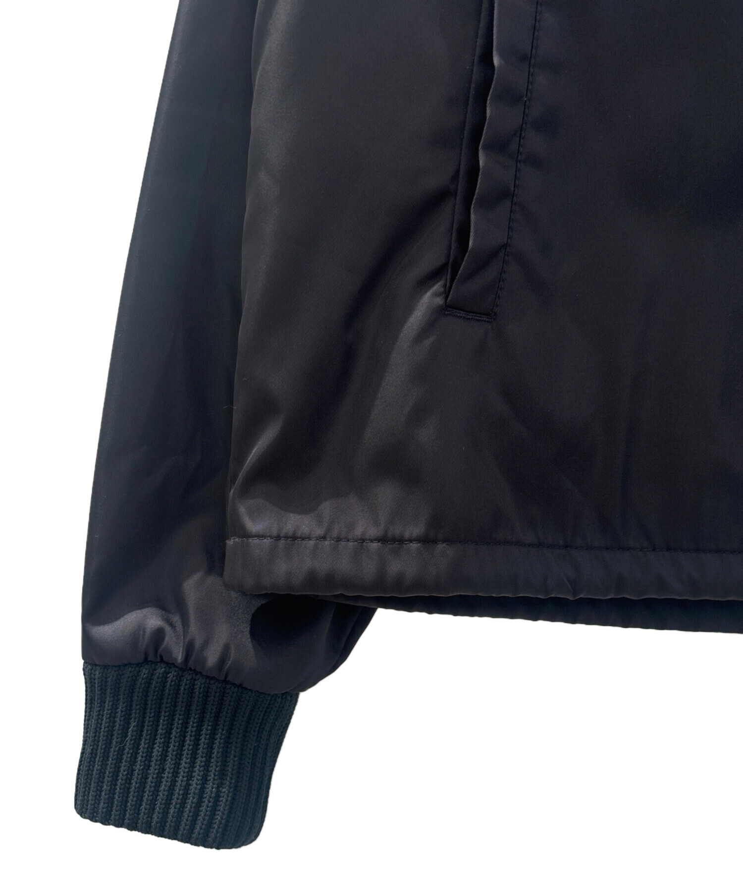 中古・古着通販】PRADA (プラダ) Nylon gabardine Jacket ブラック
