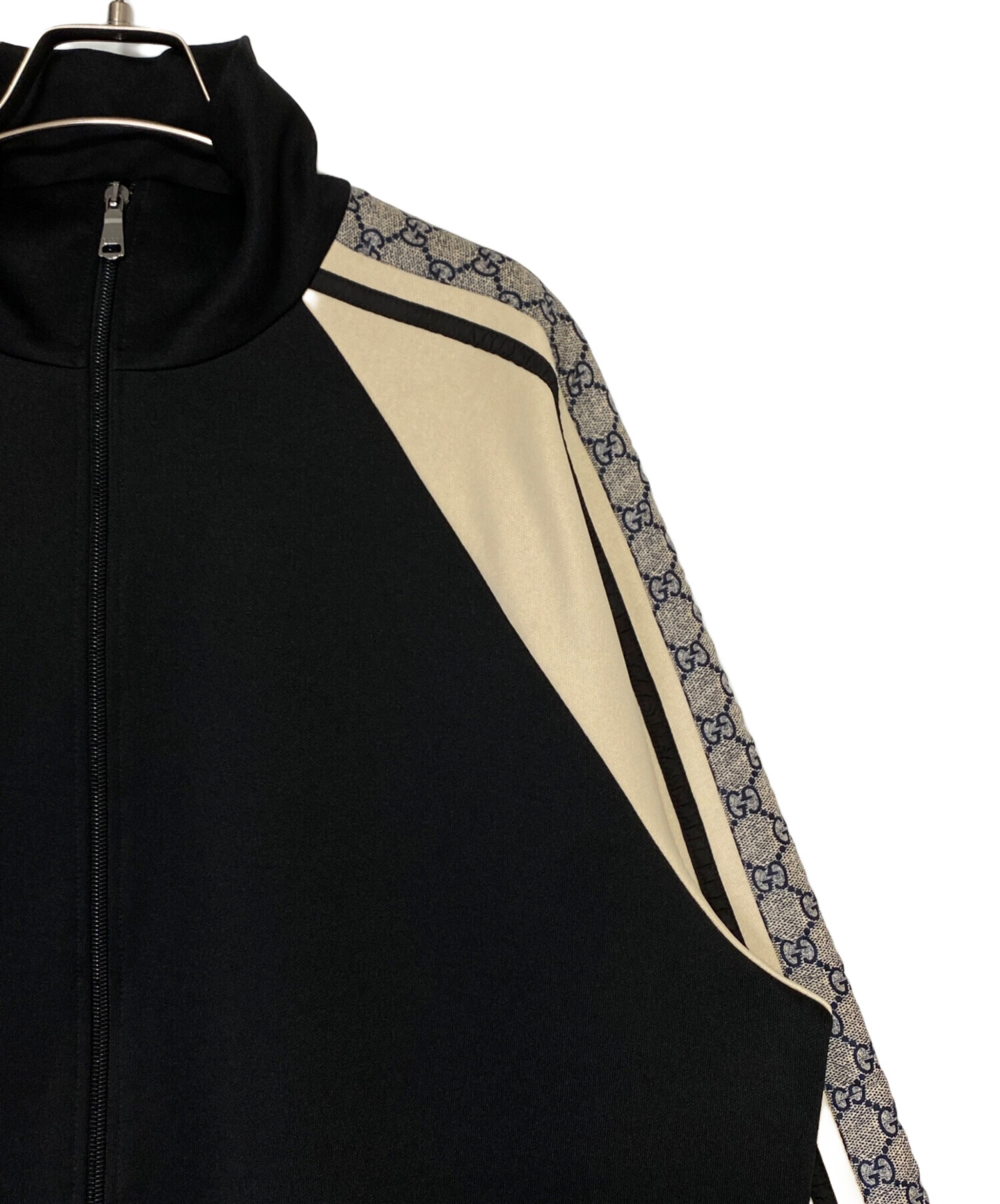 GUCCI テクニカル ジャージ トラック ジャケット ブラック系 GUCC/グッチ】よりテクニカルジャージトラックジャケットが買取入荷