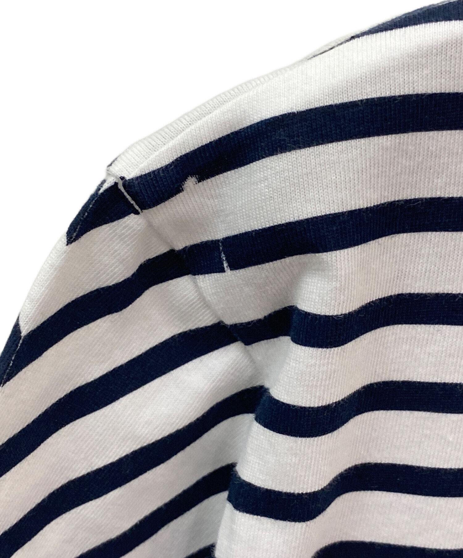 中古・古着通販】MIU MIU (ミュウミュウ) ボーダーカットソー ホワイト