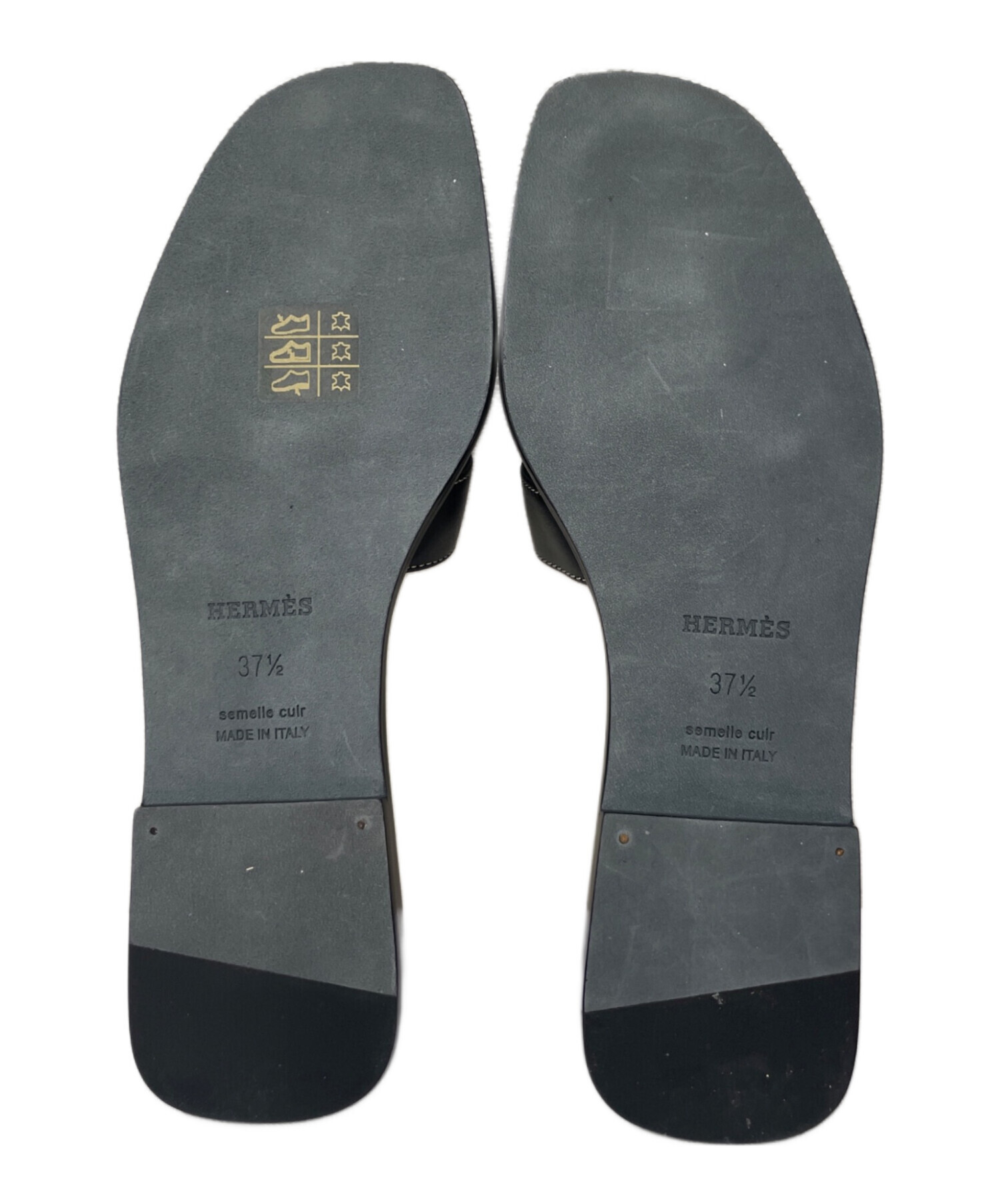 中古・古着通販】HERMES (エルメス) サンダル 《オラン》 ブラック 