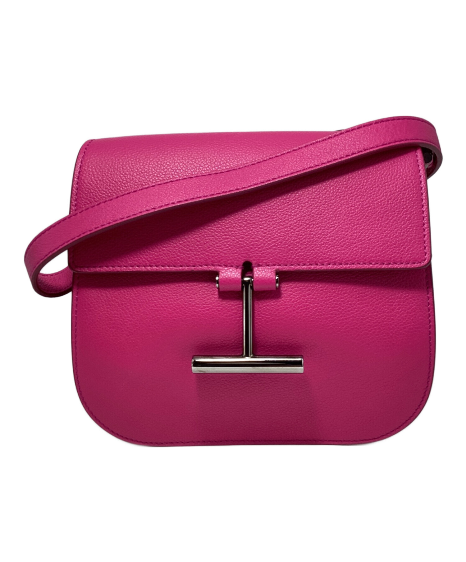 未使用　TOM FORD ピンク スエード ショルダーバッグ 中古・古着通販】TOM FORD (トムフォード) TARA shoulder bag（タラ