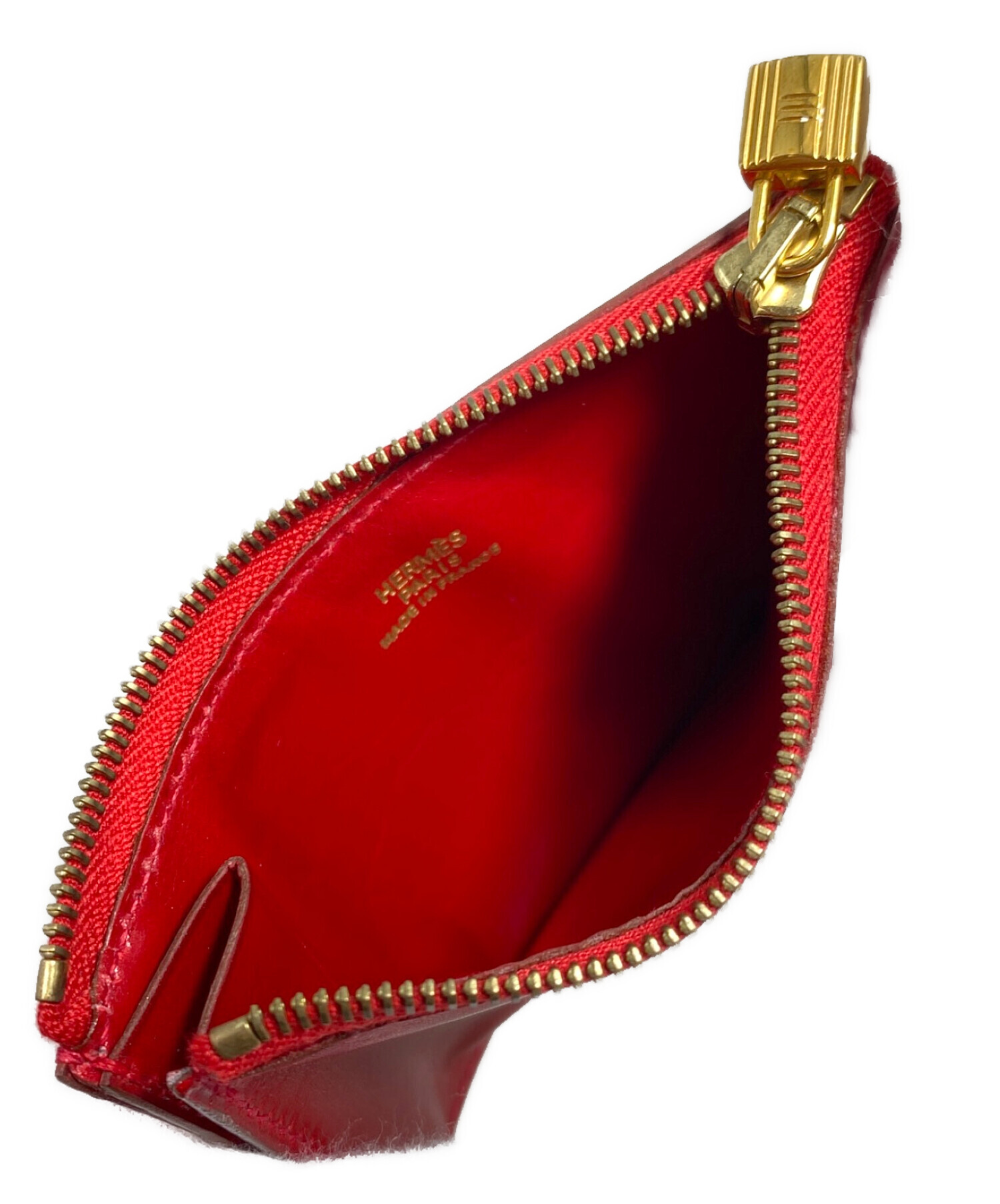 中古・古着通販】HERMES (エルメス) コインケース レッド｜ブランド 