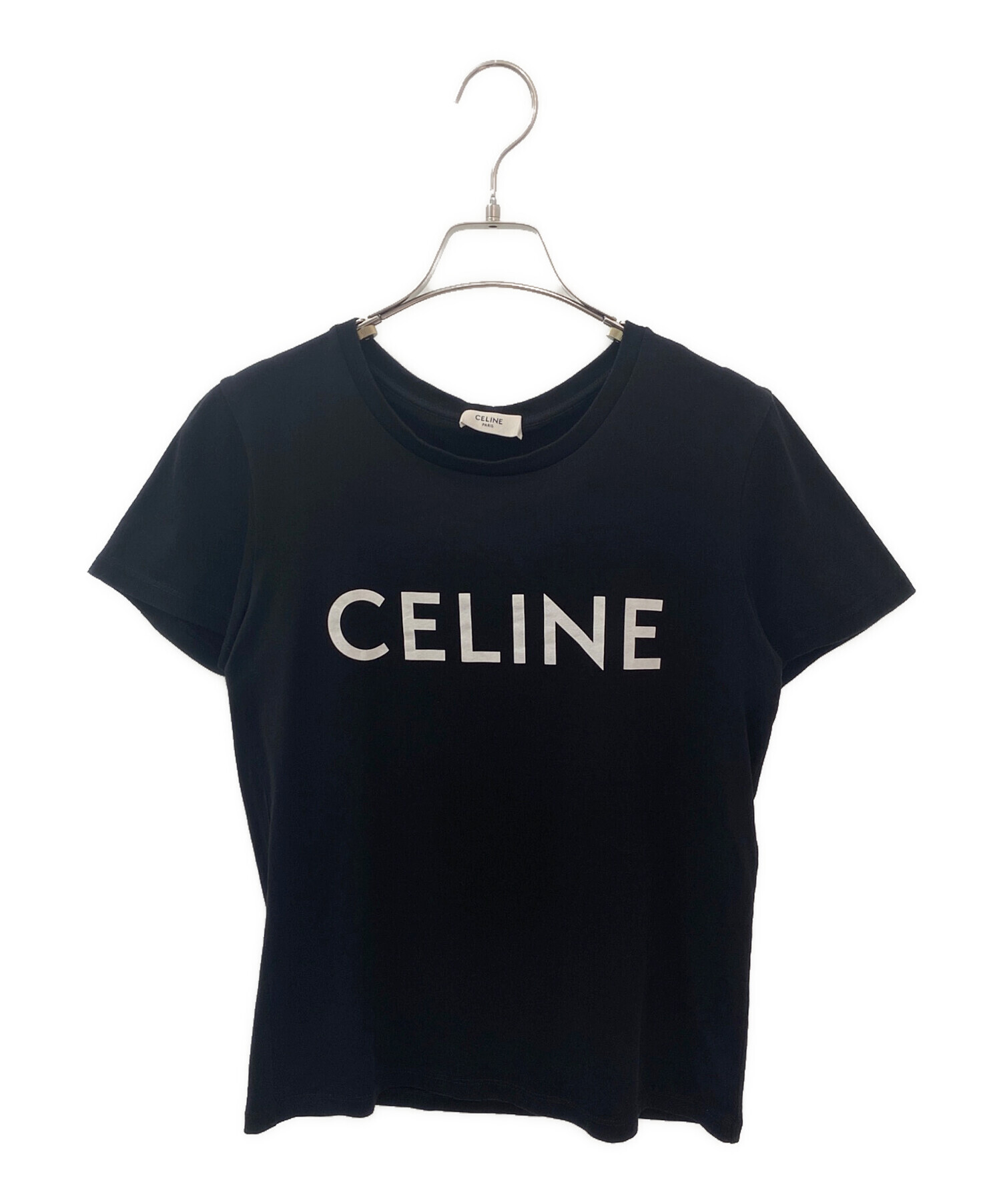 CELINE ロゴ Tシャツ 黒
