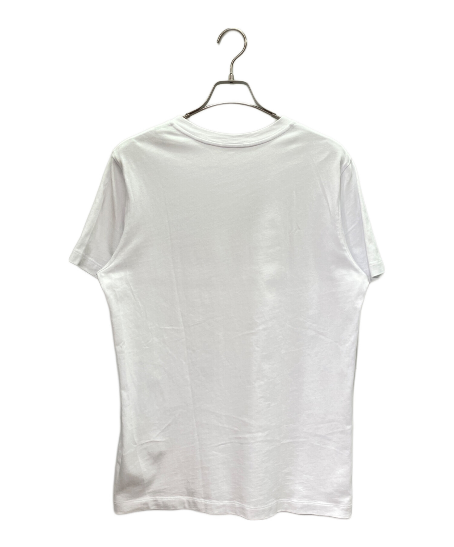 モンクレール　Tシャツ　ホワイト　Mサイズ　2T1174 中古・古着通販】MONCLER (モンクレール) フロントロゴ Tシャツ