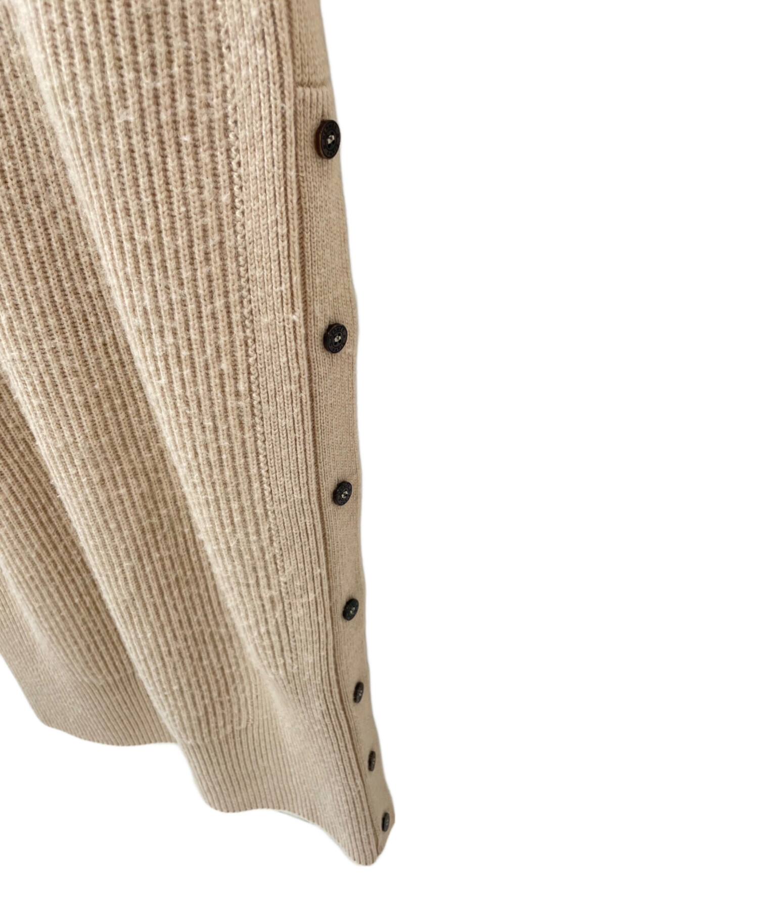 中古・古着通販】HERMES (エルメス) キャメルニットワンピース