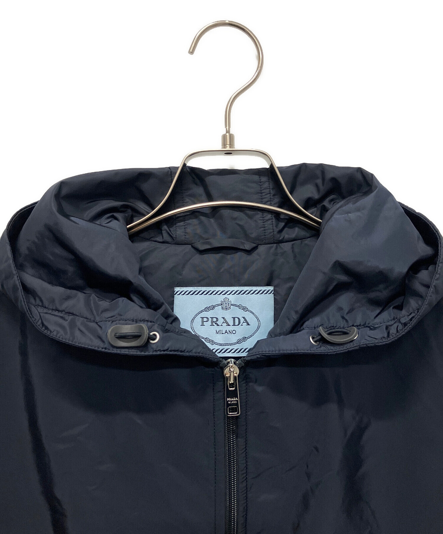 PRADA プラダ ネイビー ナイロン ジャケット 日本正規取扱品 50 XL PRADA プラダ ネイビー ナイロン ジャケット 日本正規取扱品 50