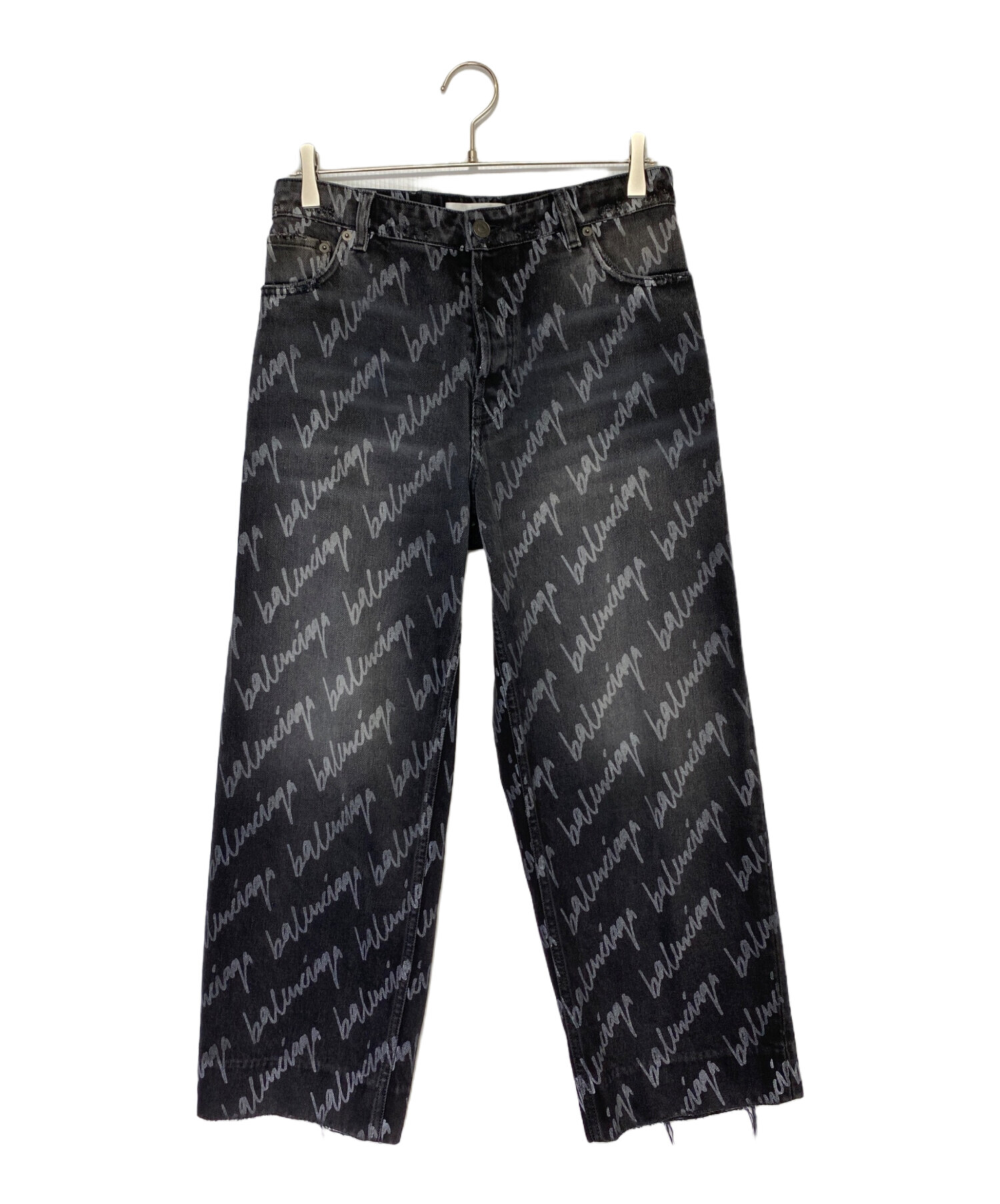 中古・古着通販】BALENCIAGA (バレンシアガ) ダメージ加工デニムパンツ 