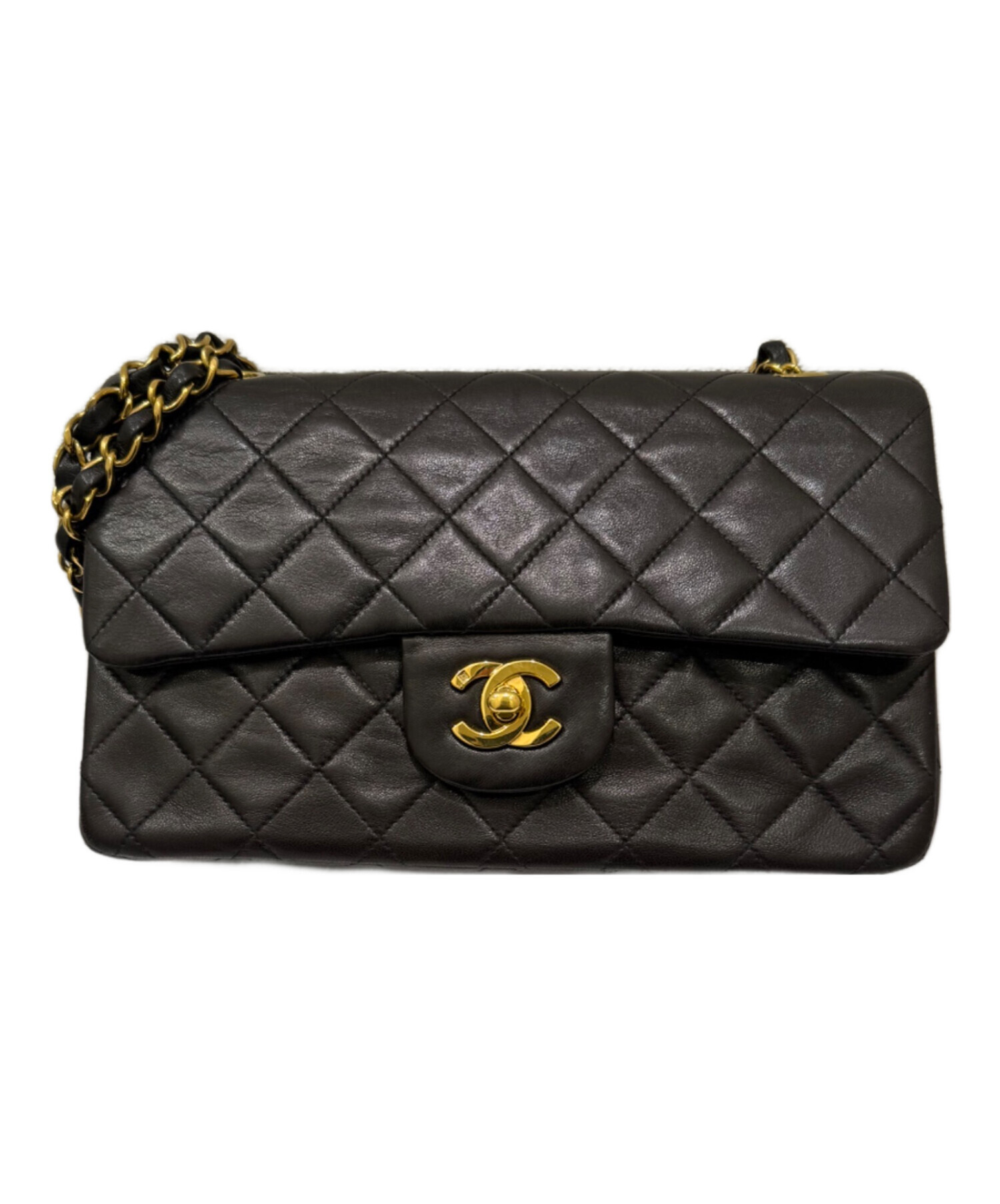 CHANEL シャネル マトラッセ 23 チェーンショルダーバッグ ブラック