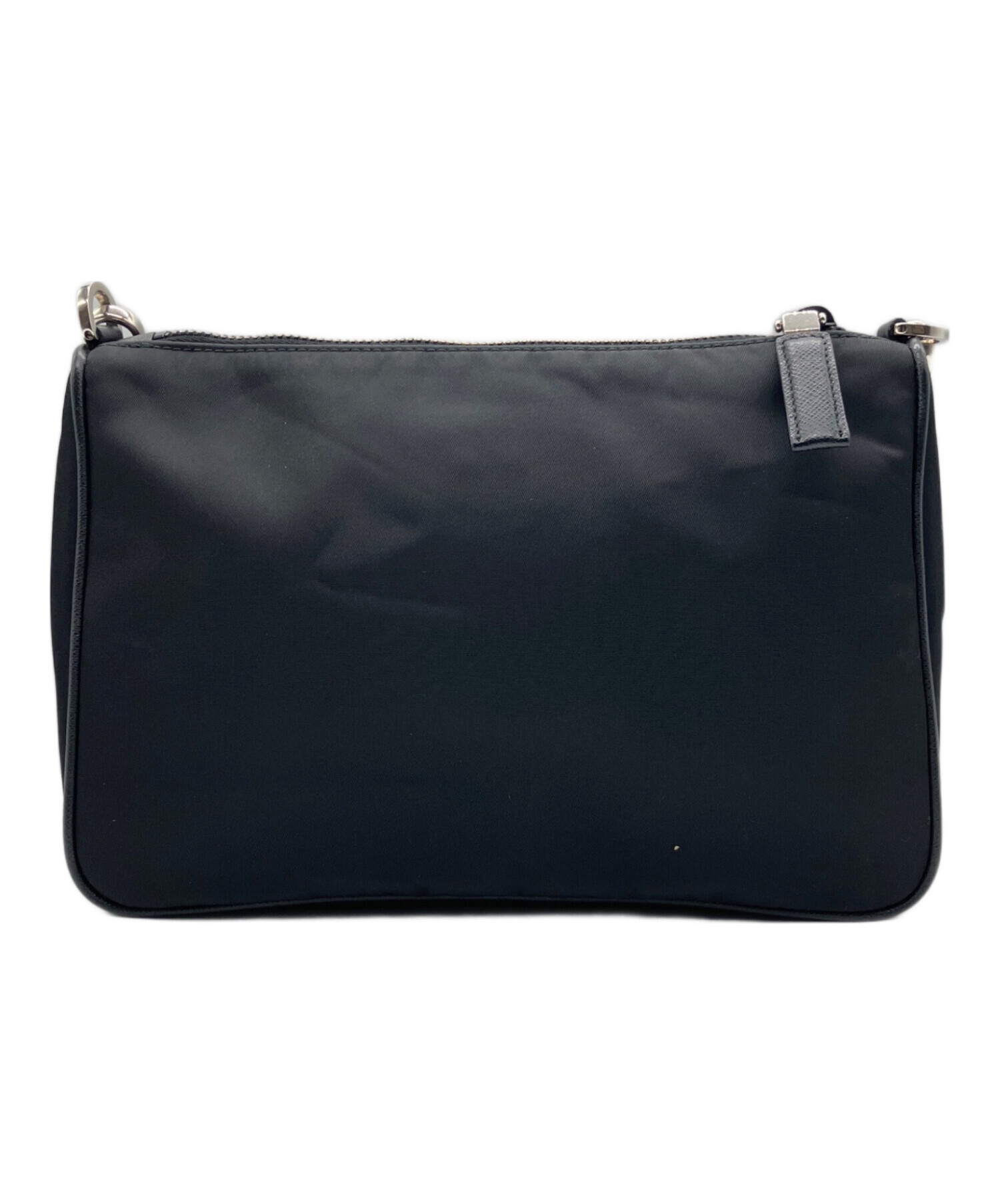 PRADA Re-Nylon ショルダーバッグ　三角プレート 中古・古着通販】PRADA (プラダ) 三角ロゴプレート ナイロン