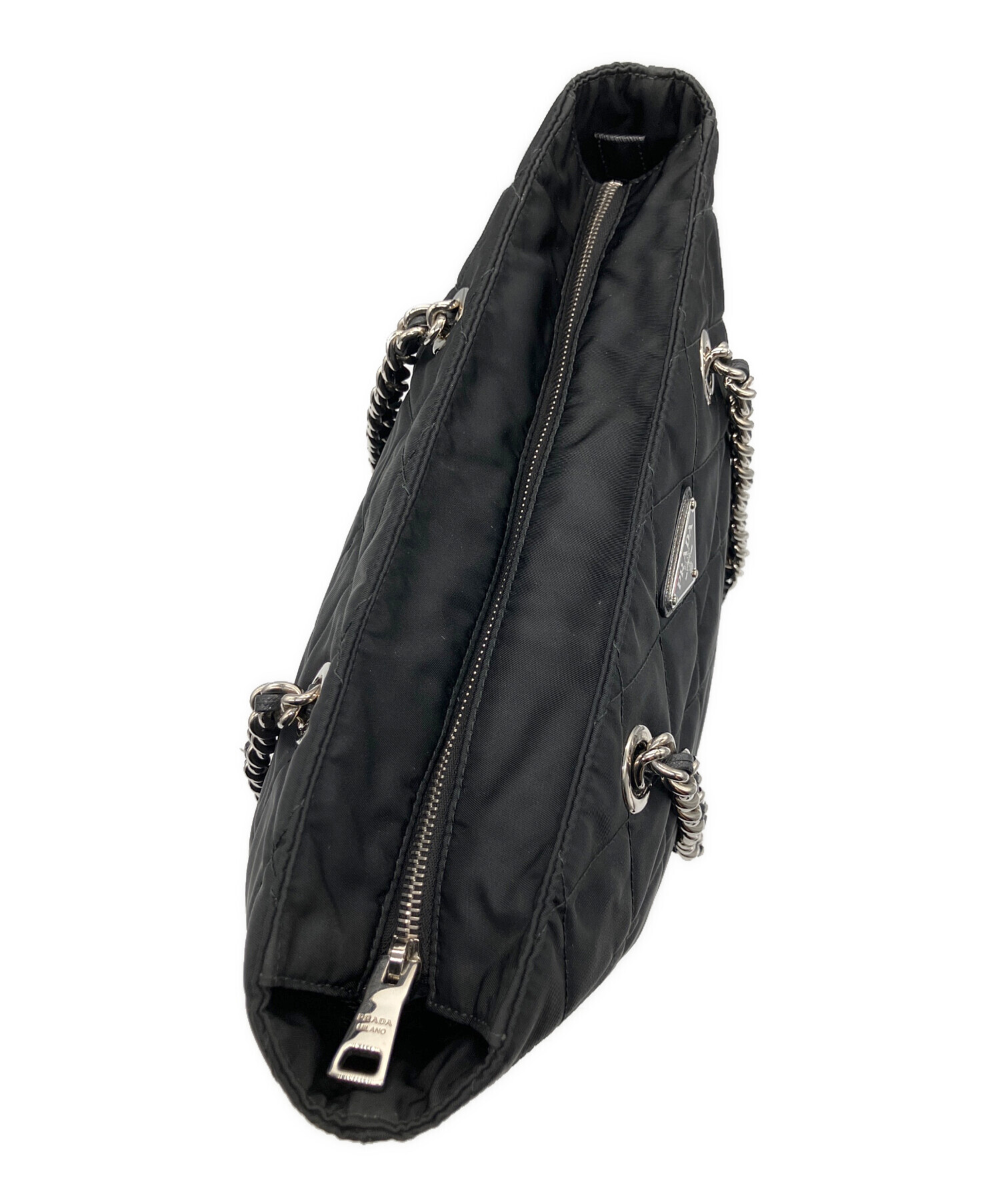 中古・古着通販】PRADA (プラダ) TESSUTO IMPUNTU 三角 プレート 