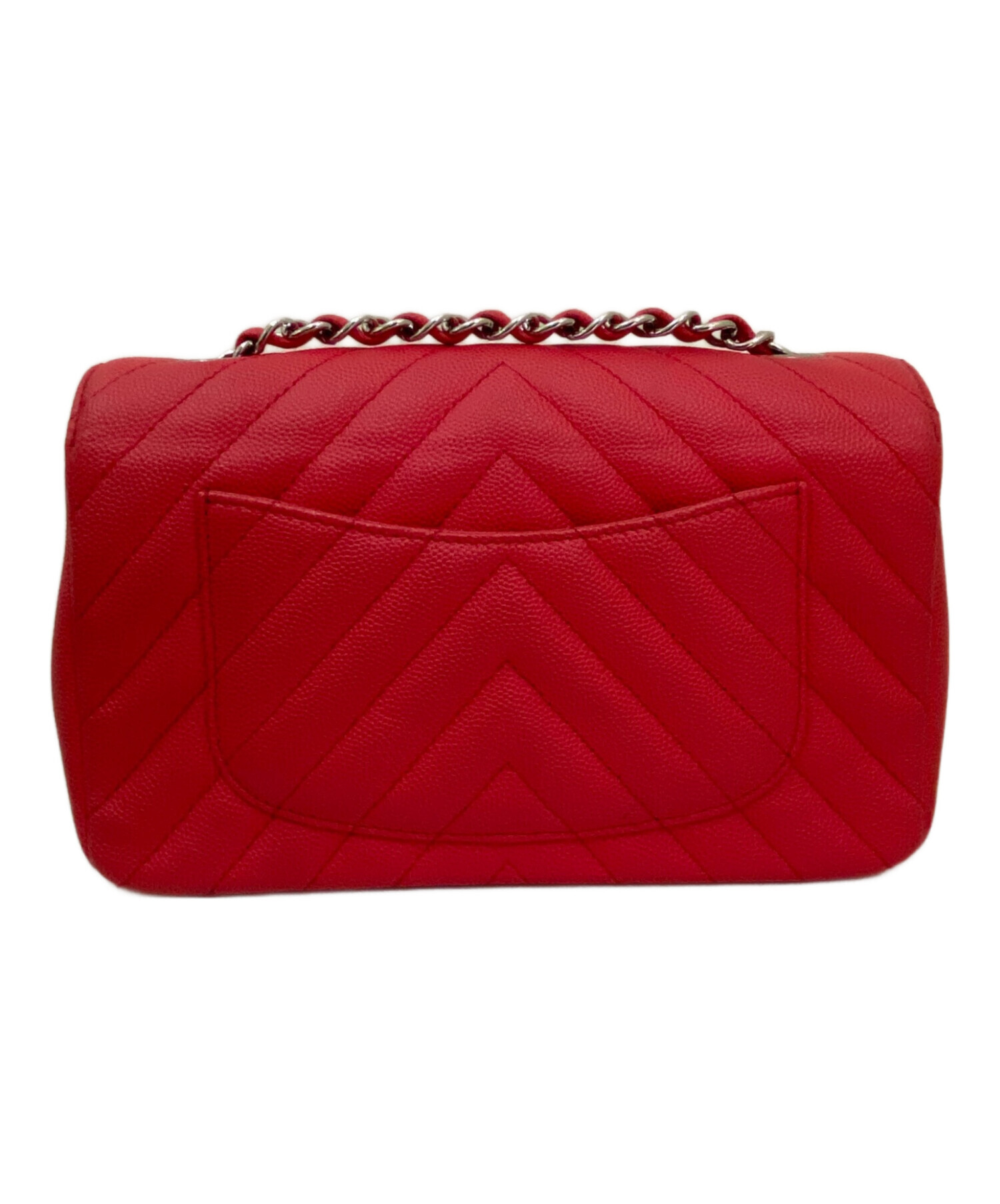 中古・古着通販】CHANEL (シャネル) シェブロン ショルダーバッグ 