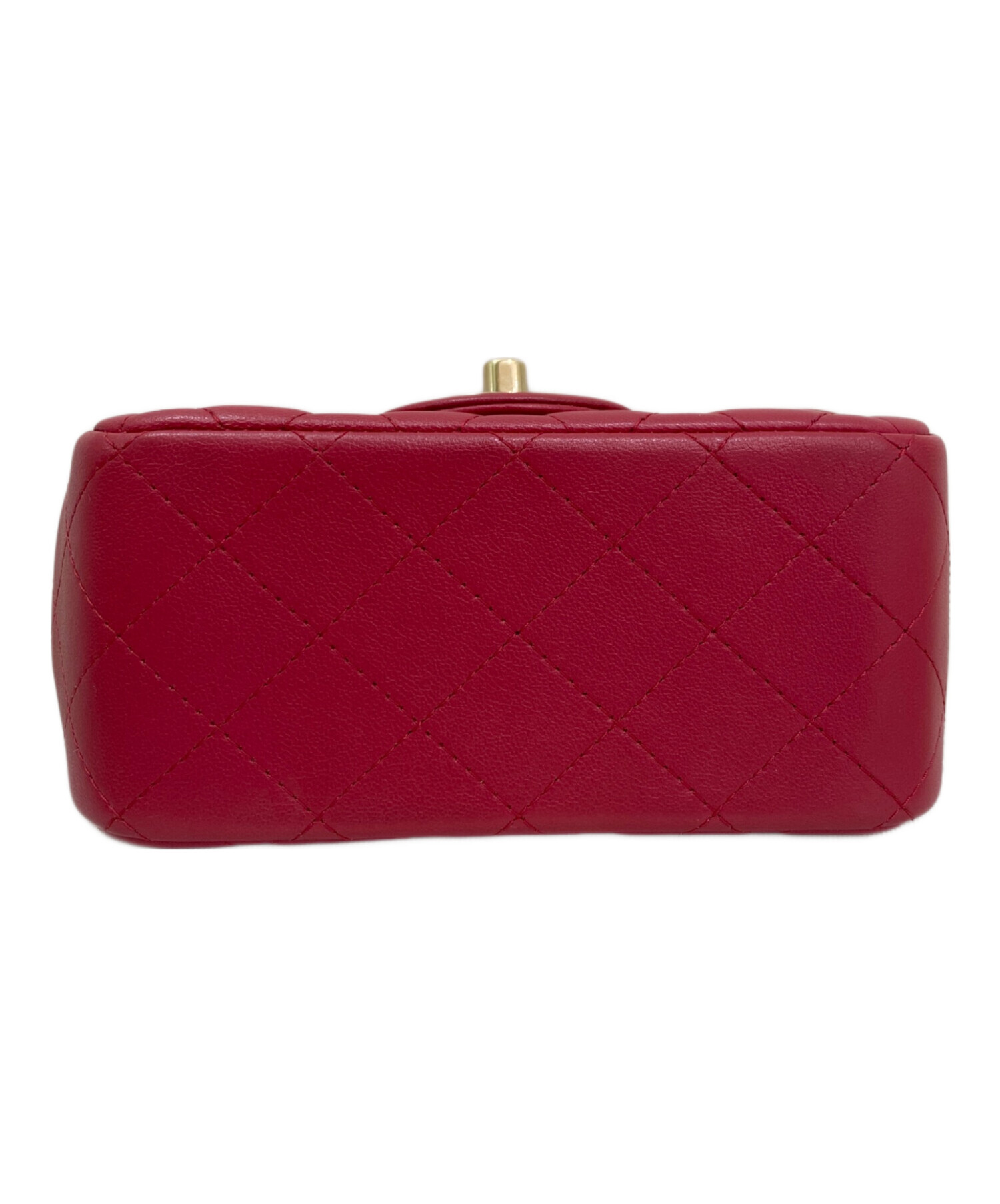 難ありCHANEL マトラッセ キャンバス ショルダーバッグ ジャンク 中古・古着通販】CHANEL (シャネル) マトラッセチェーンショルダー