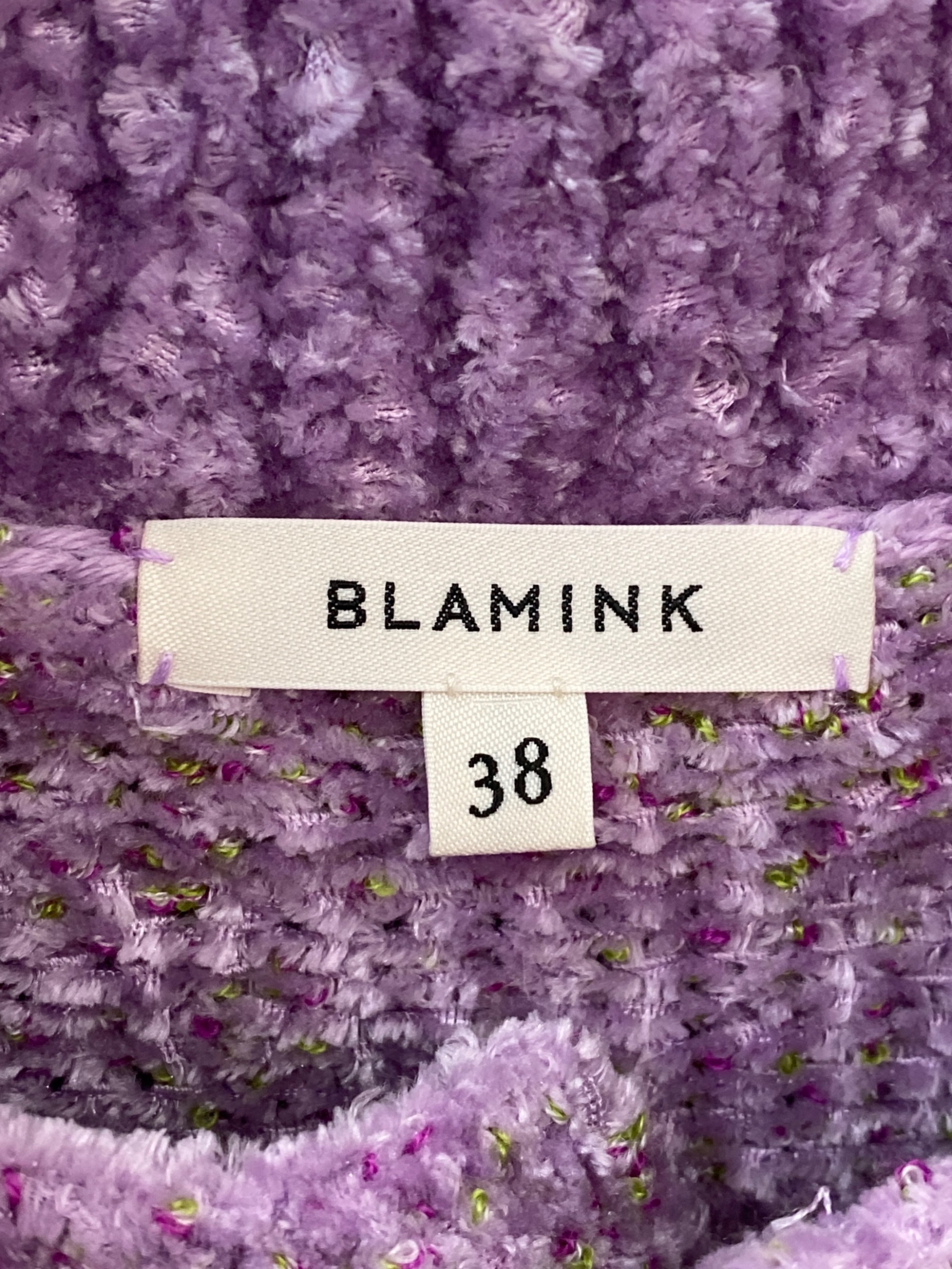 【極上】BLAMINK ブラミンク カシミヤシルク ニットカーディガン 38 中古・古着通販】BLAMINK (ブラミンク) シルク混カーディガン
