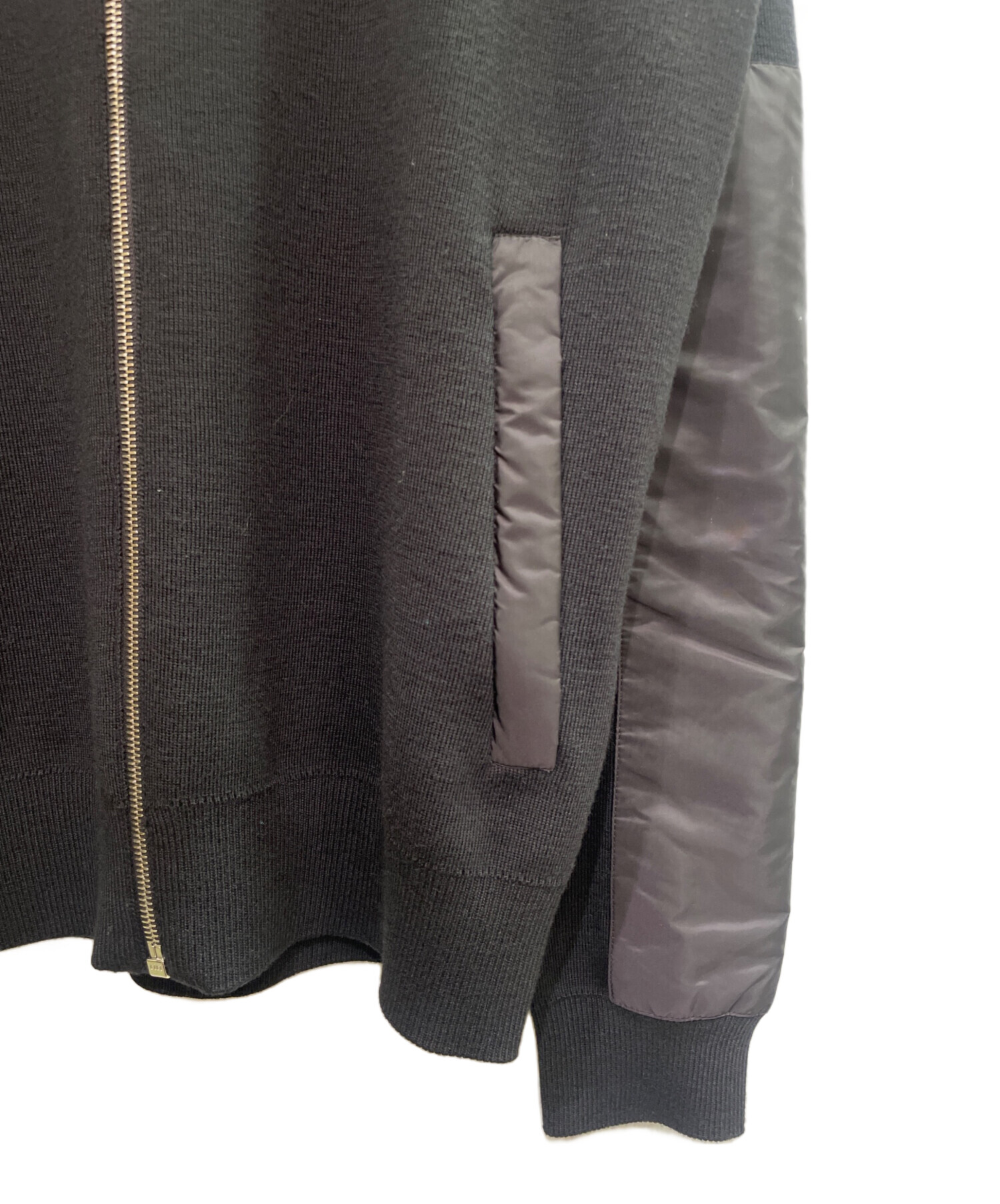 中古・古着通販】PRADA (プラダ) リナイロン切替 ジップパーカー