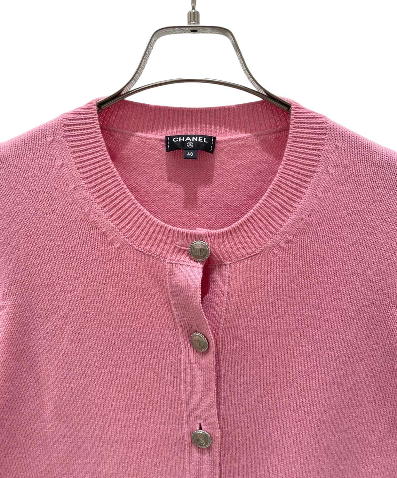 CHANEL・ピンクカーディガン40サイズ