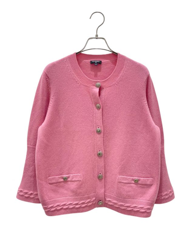 中古・古着通販】CHANEL (シャネル) フレアスリーブココボタンカシミヤ