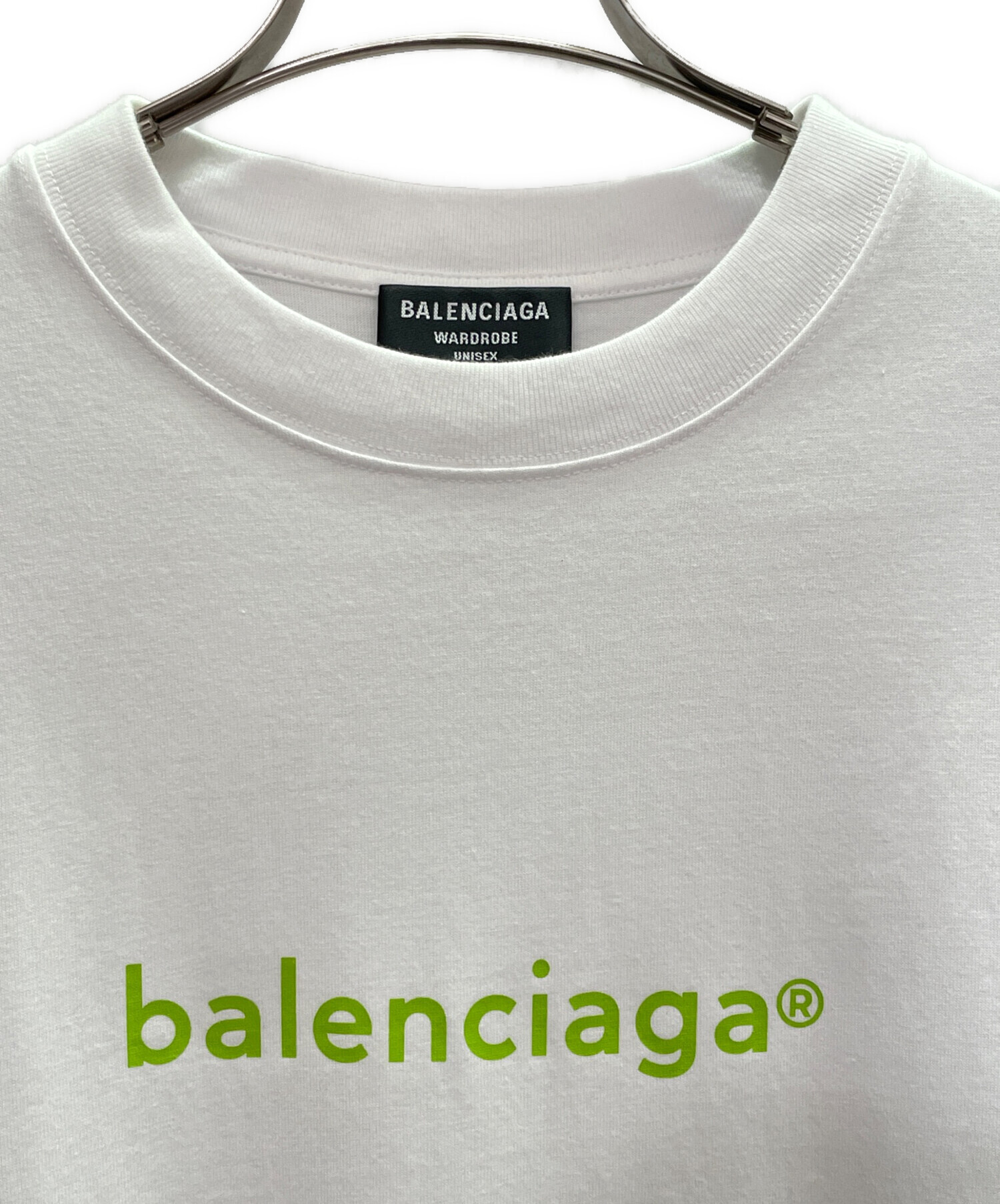 中古・古着通販】BALENCIAGA (バレンシアガ) ロゴオーバーサイズ T  