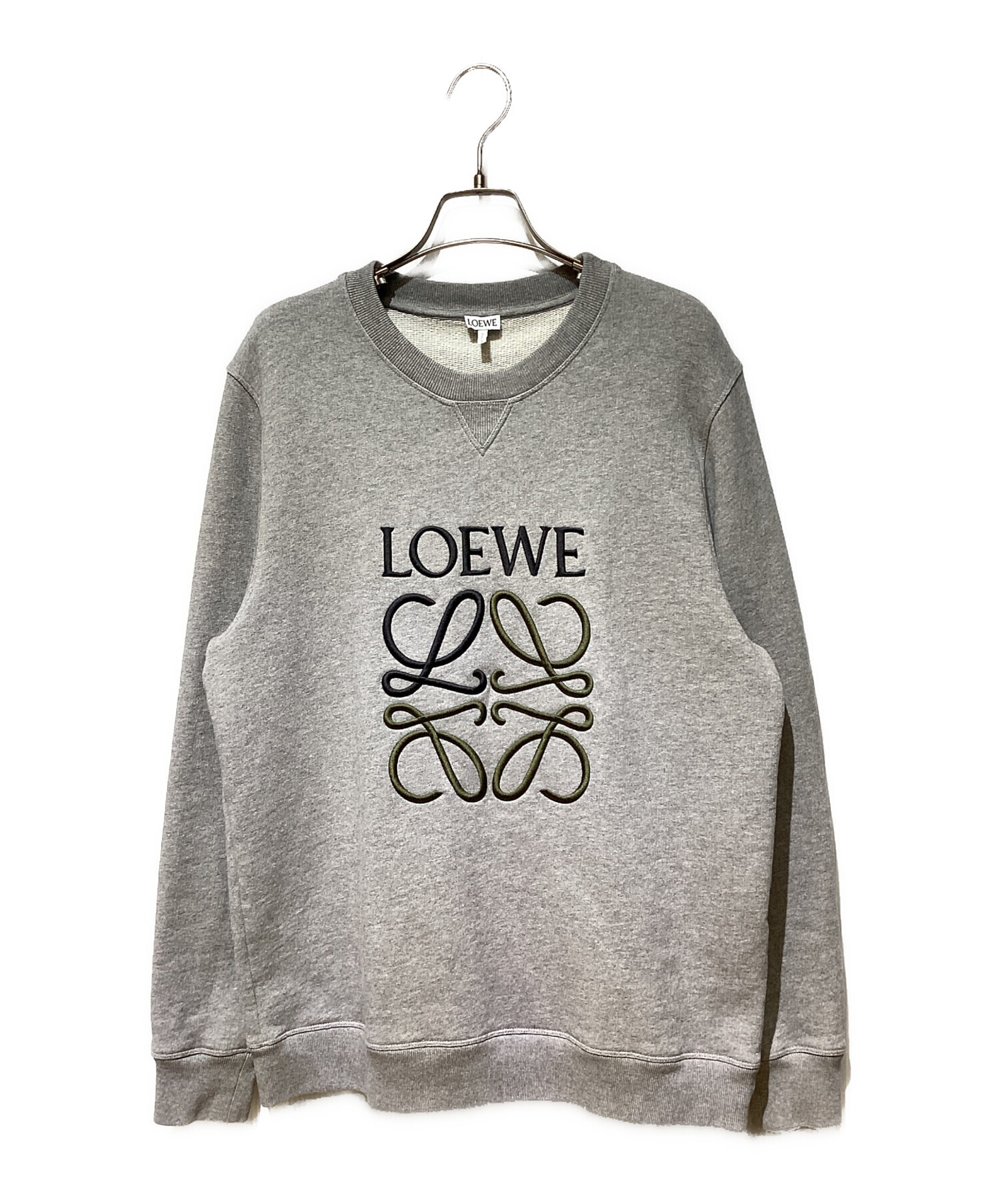 LOEWE logo embroidery sweatshirt スウェットXL