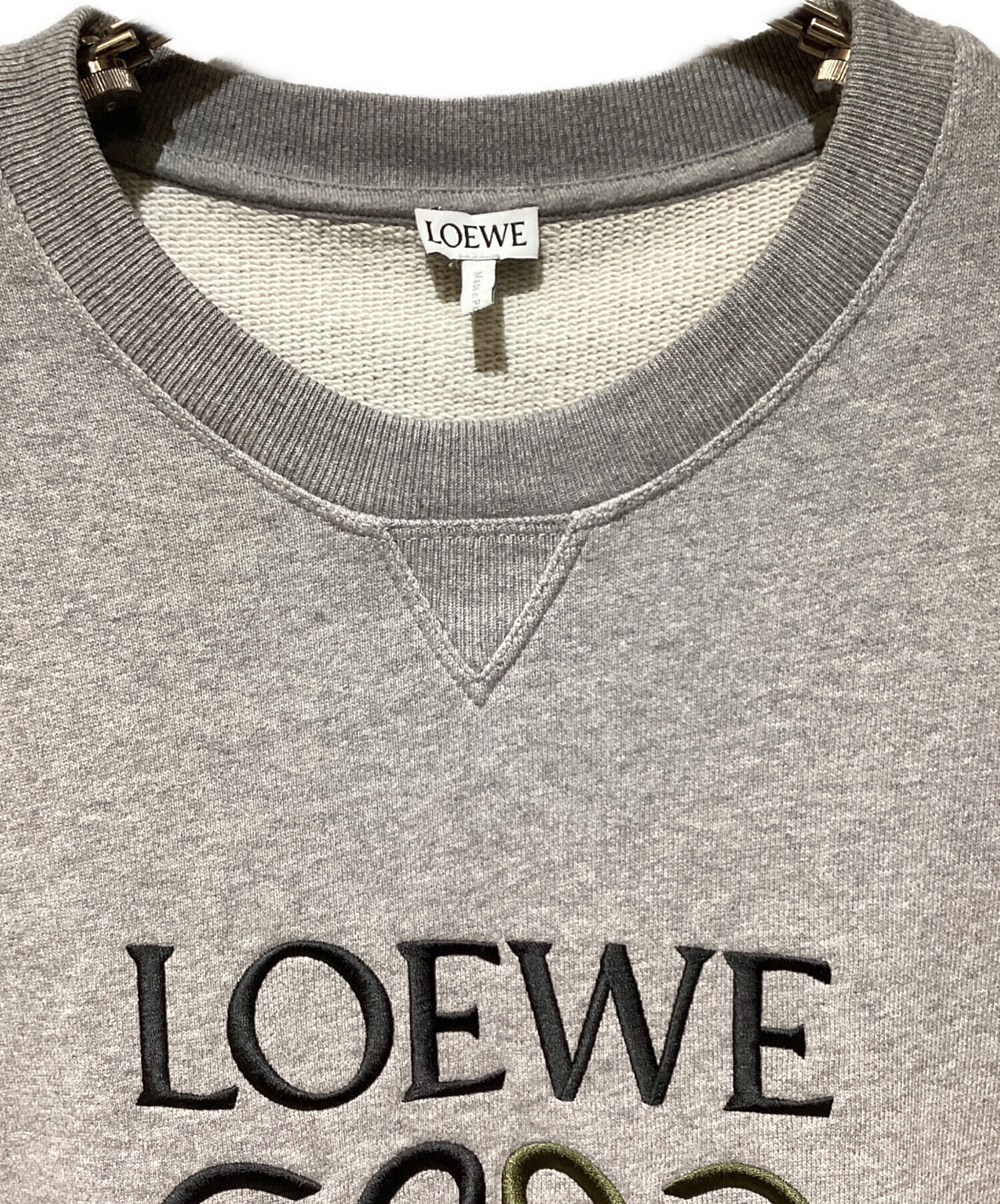 LOEWE アナグラム エンブロイダリー スウェットシャツXL